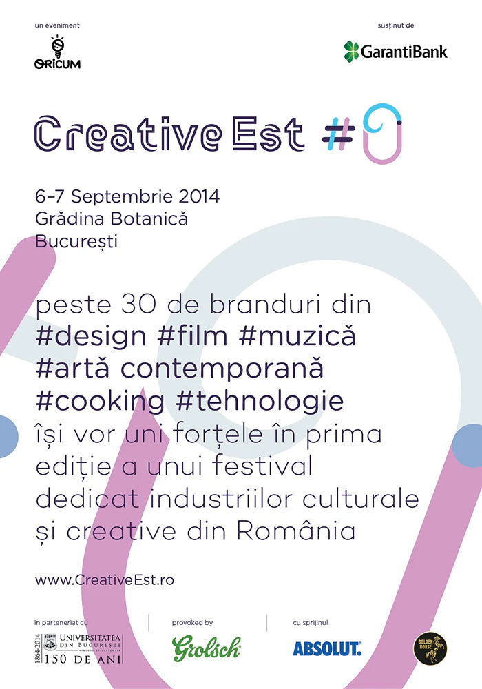 Intro @ Creative Est #0: în weekend, ne vedem la Grădina Botanică!