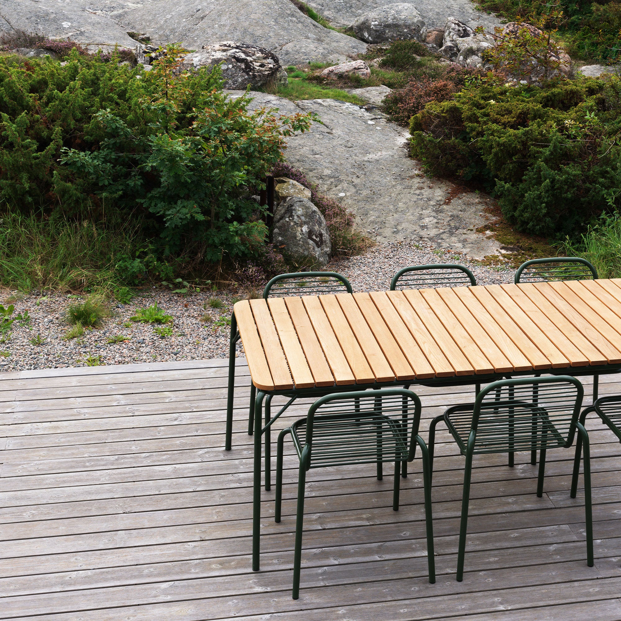 Vig Table Robinia, masă de dining pentru exterior 90x200 cm