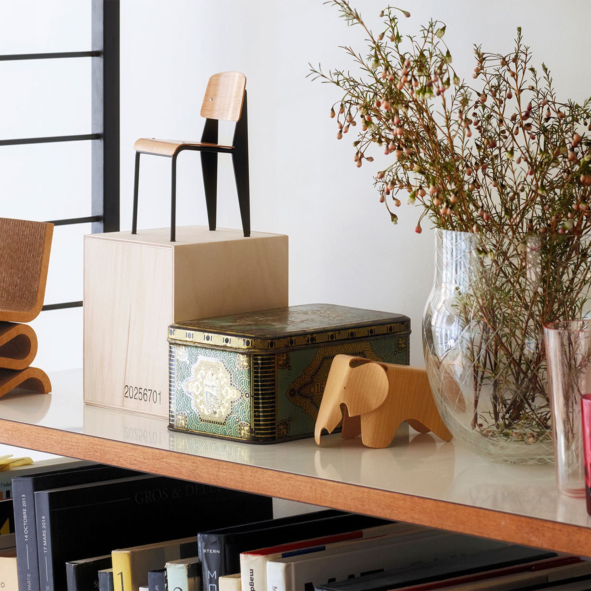 Eames Elephant natural, miniatură