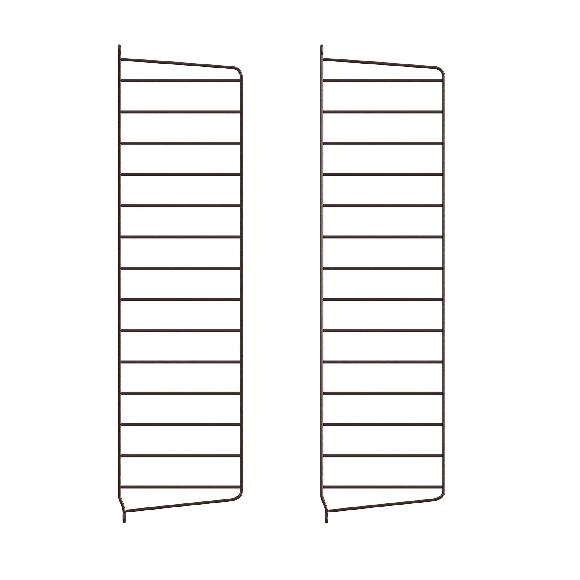 Element de susținere vertical metalic 75 x 20 cm, set de 2