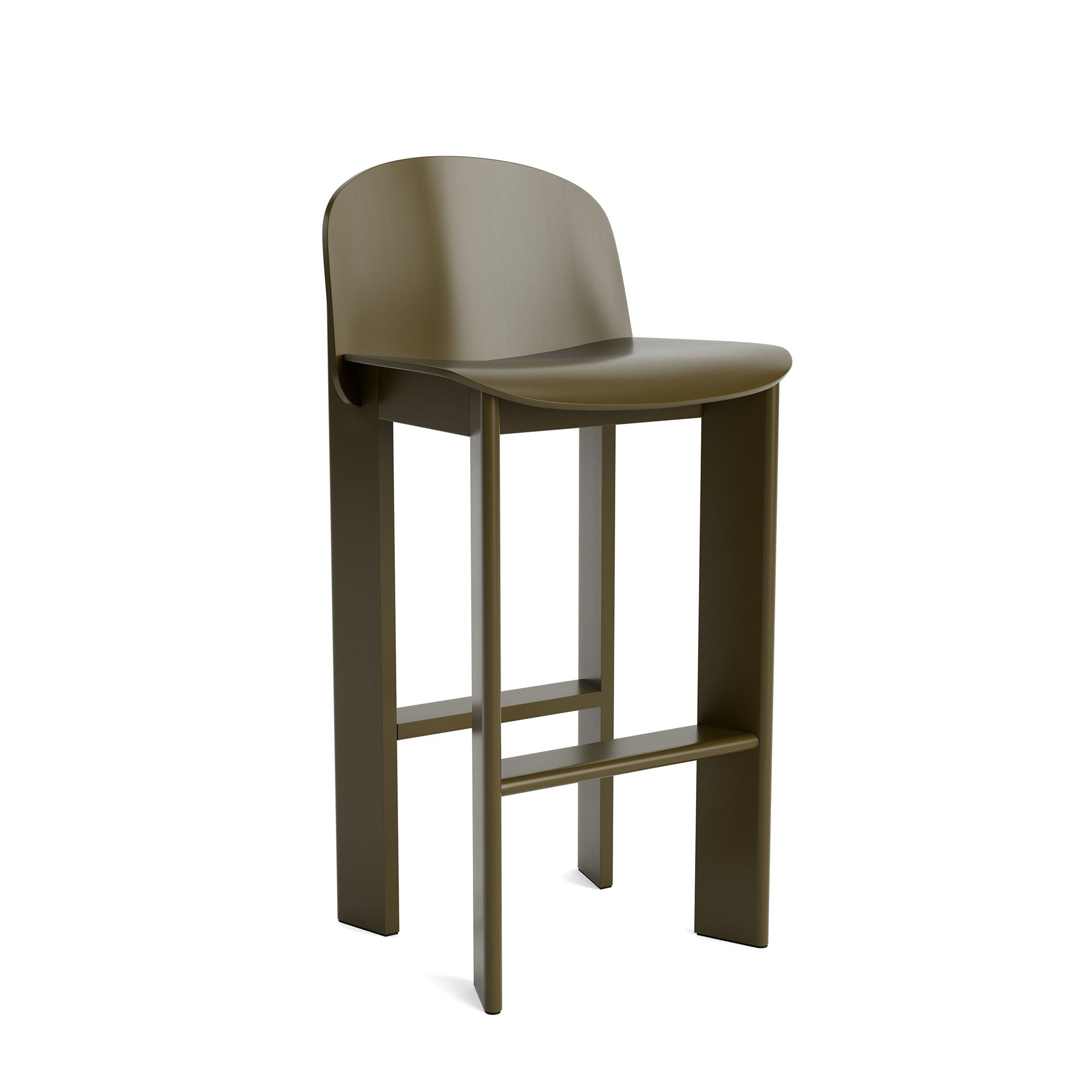 Chisel 35 Bar Stool High, scaun de bar din lemn H75