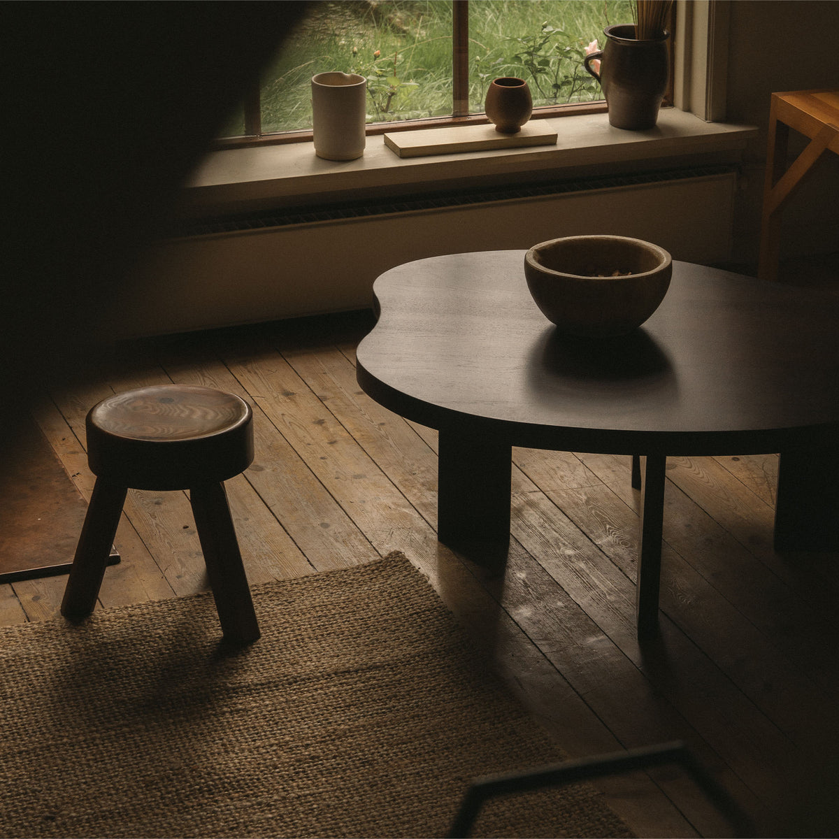 AML Stool, taburet din lemn
