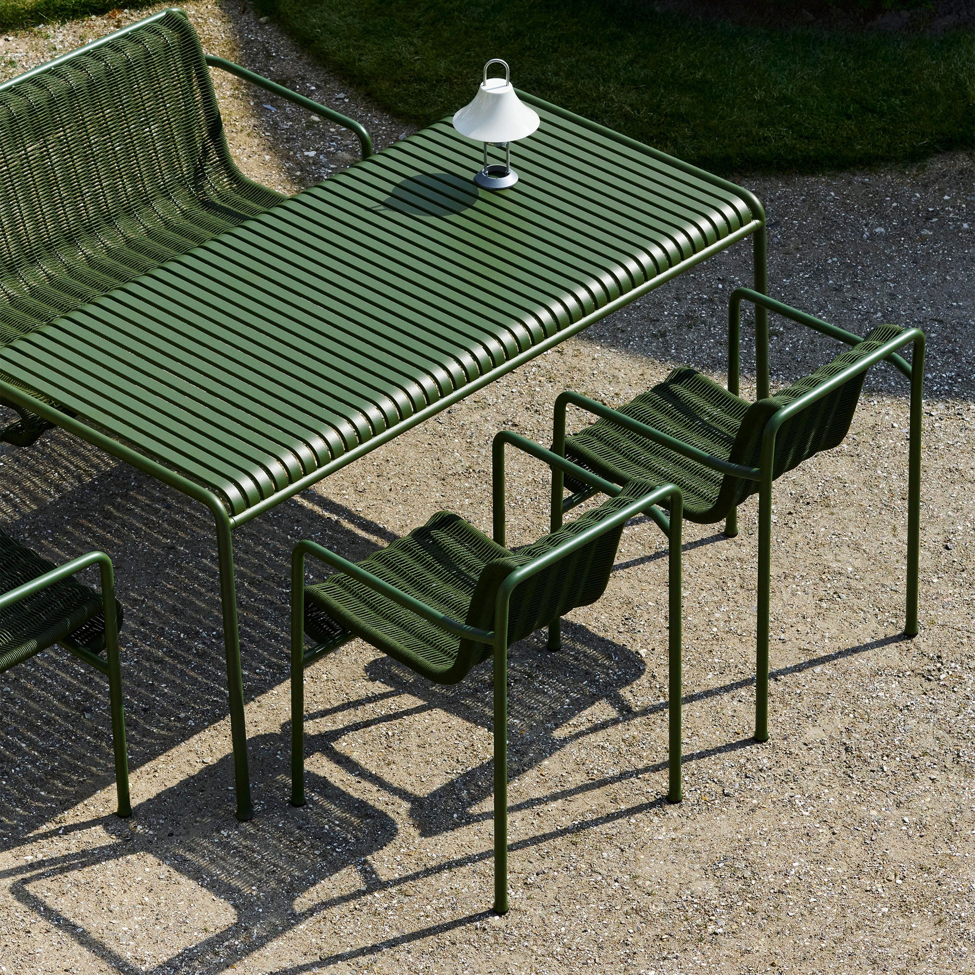 Palissade Cord Dining Armchair, scaun de exterior cu cotiere