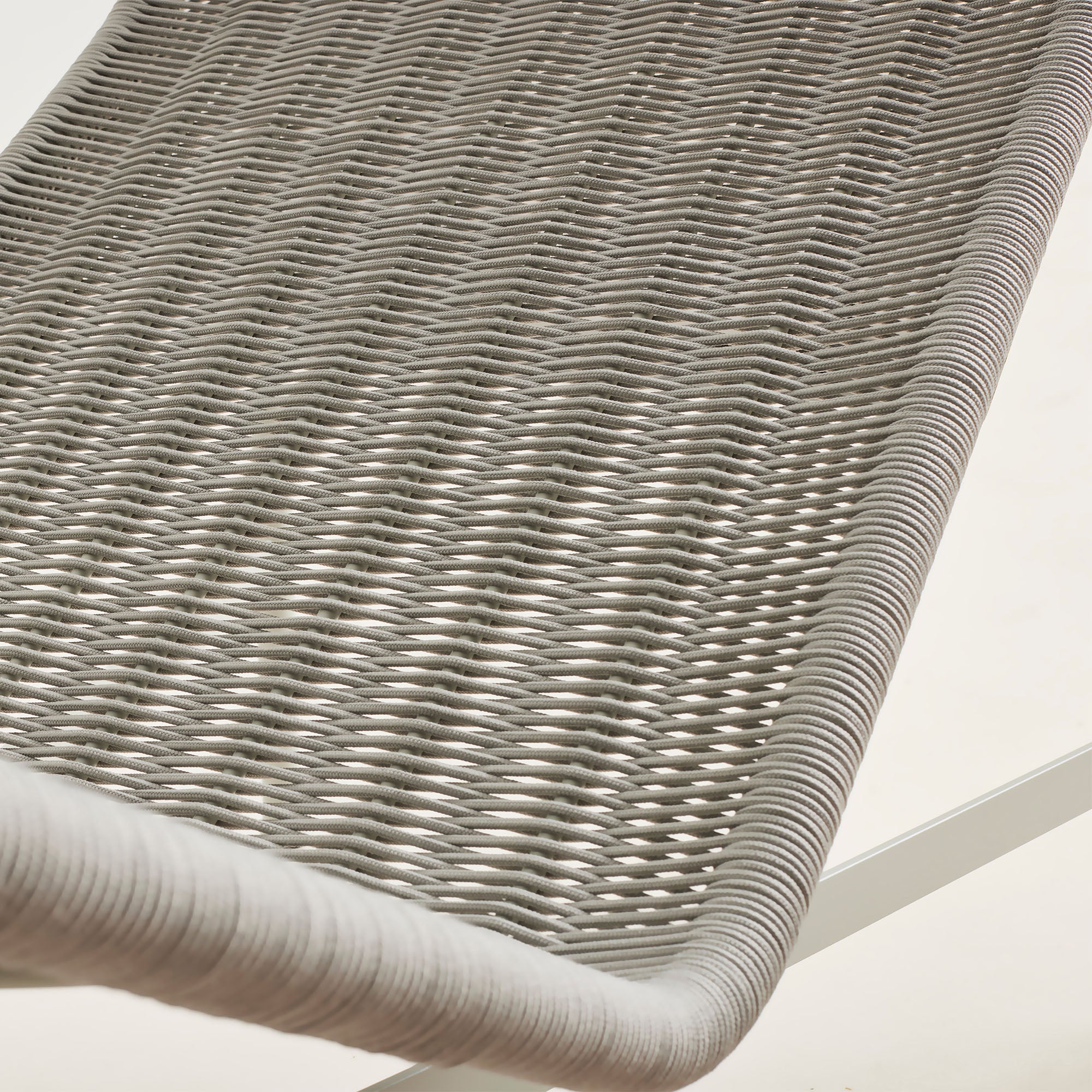Palissade Cord Chaise Longue, șezlong de metal