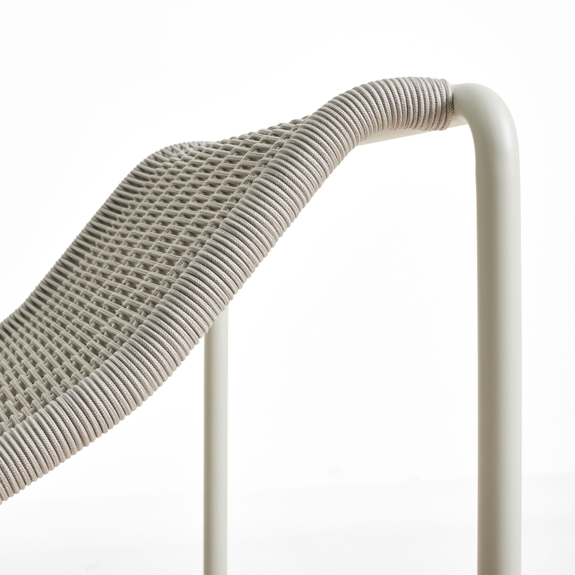 Palissade Cord Chaise Longue, șezlong de metal