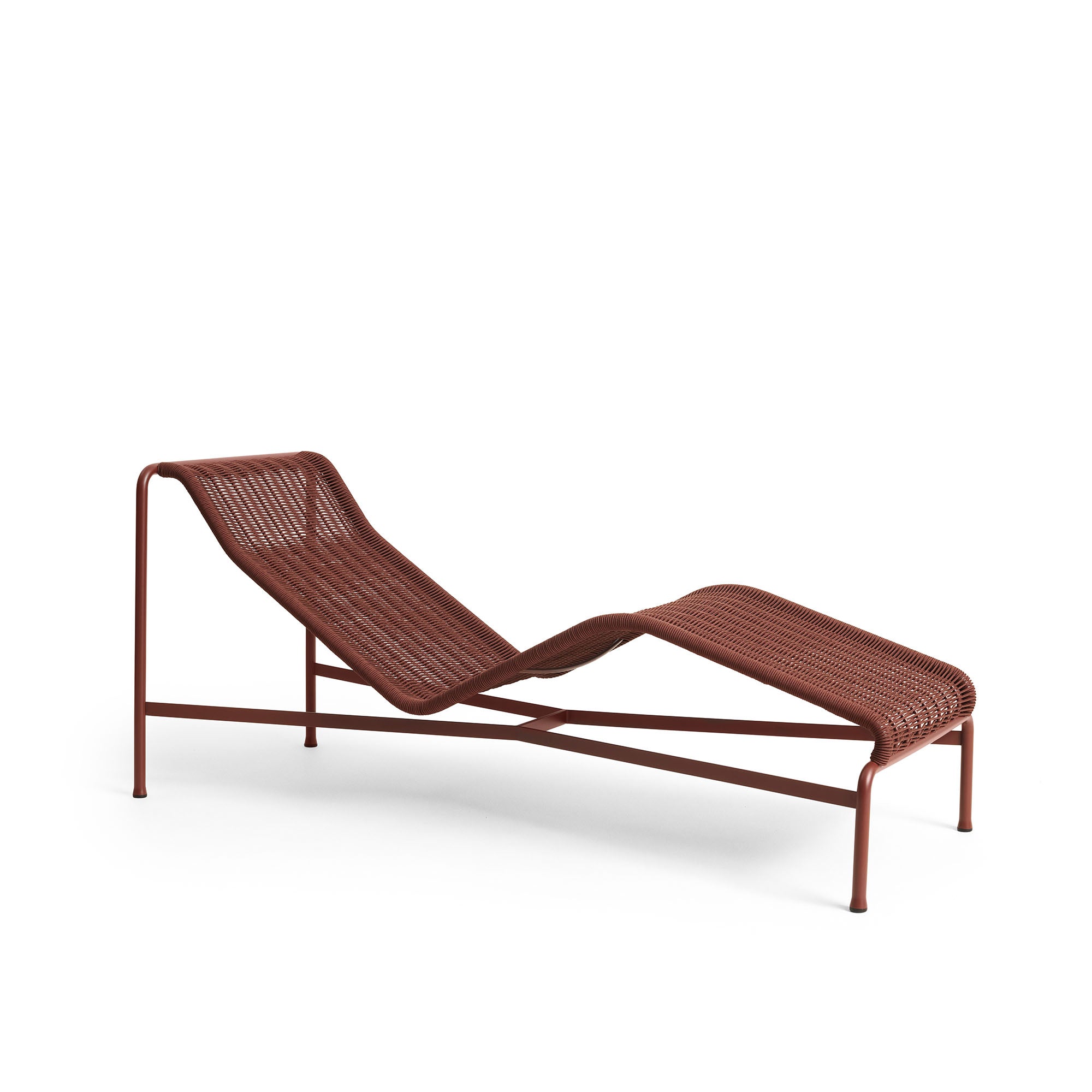 Palissade Cord Chaise Longue, șezlong de metal