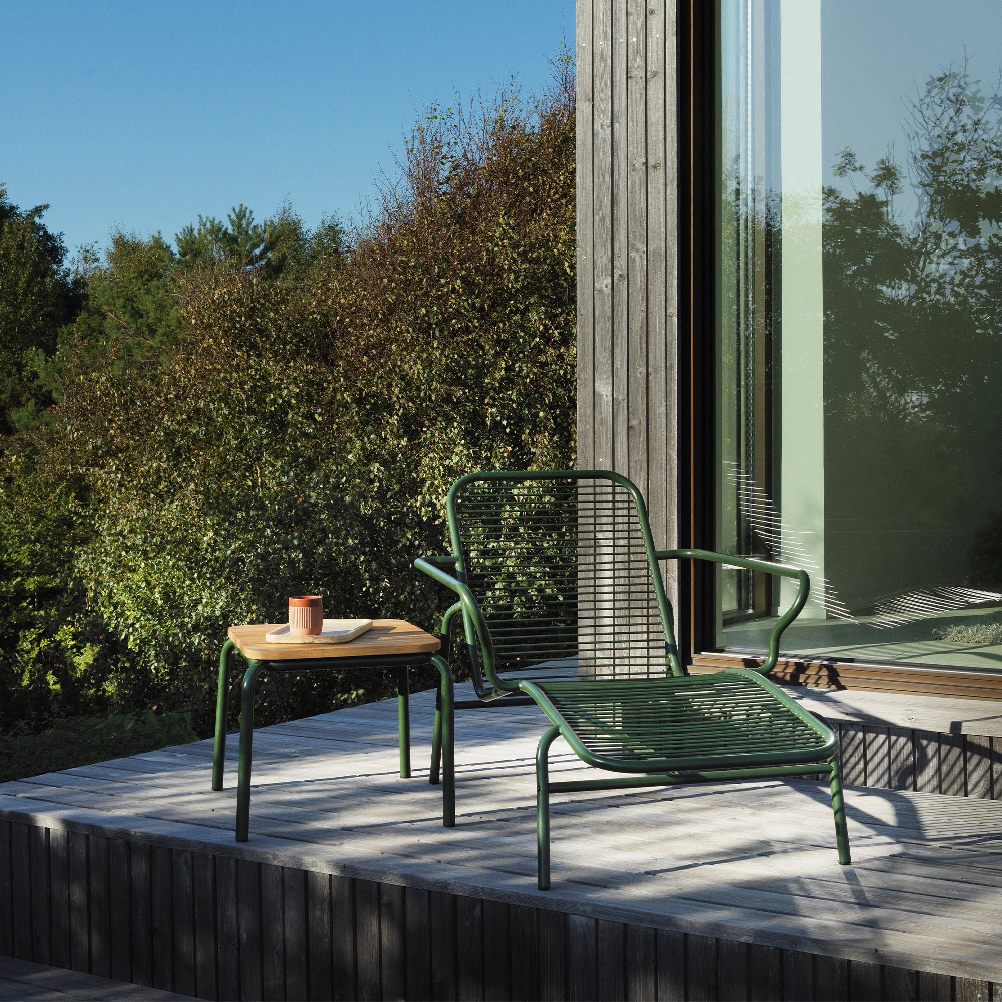 Vig Table Robinia, măsuță pentru exterior 55x45 cm