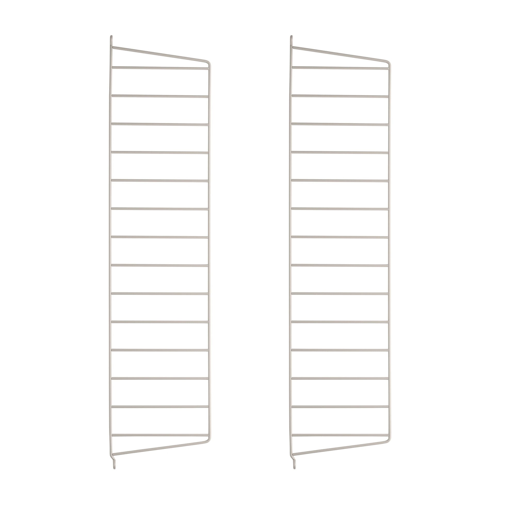 Element de susținere vertical metalic 75 x 20 cm, set de 2
