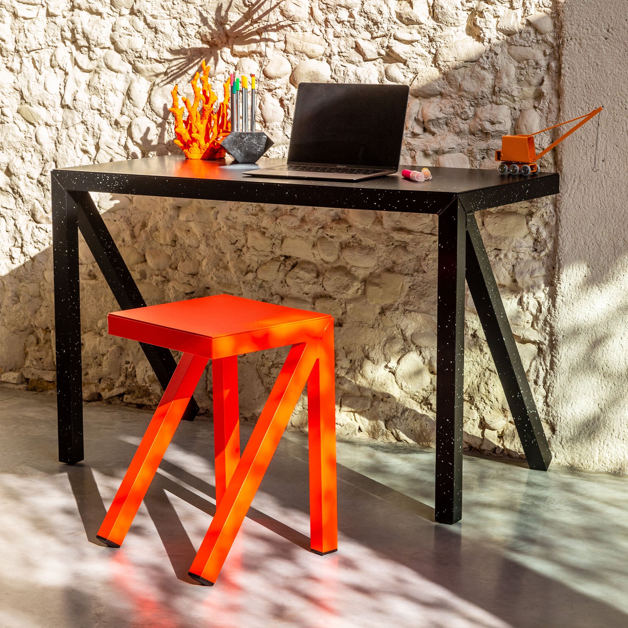 Bureaurama Stool, scaun de bar exterior H50 cm