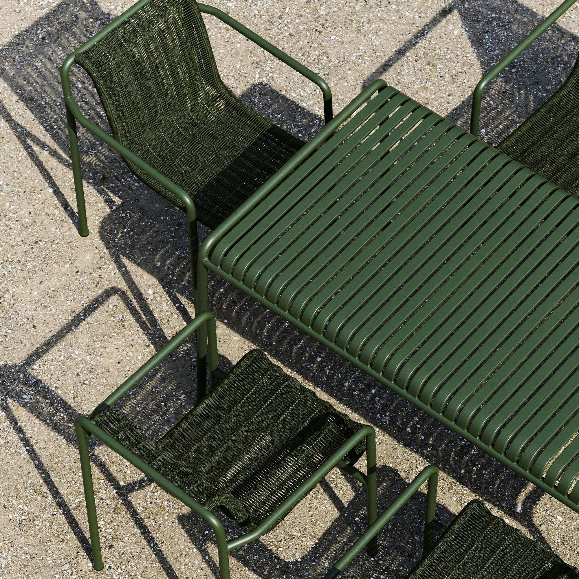Palissade Cord Dining Armchair, scaun de exterior cu cotiere