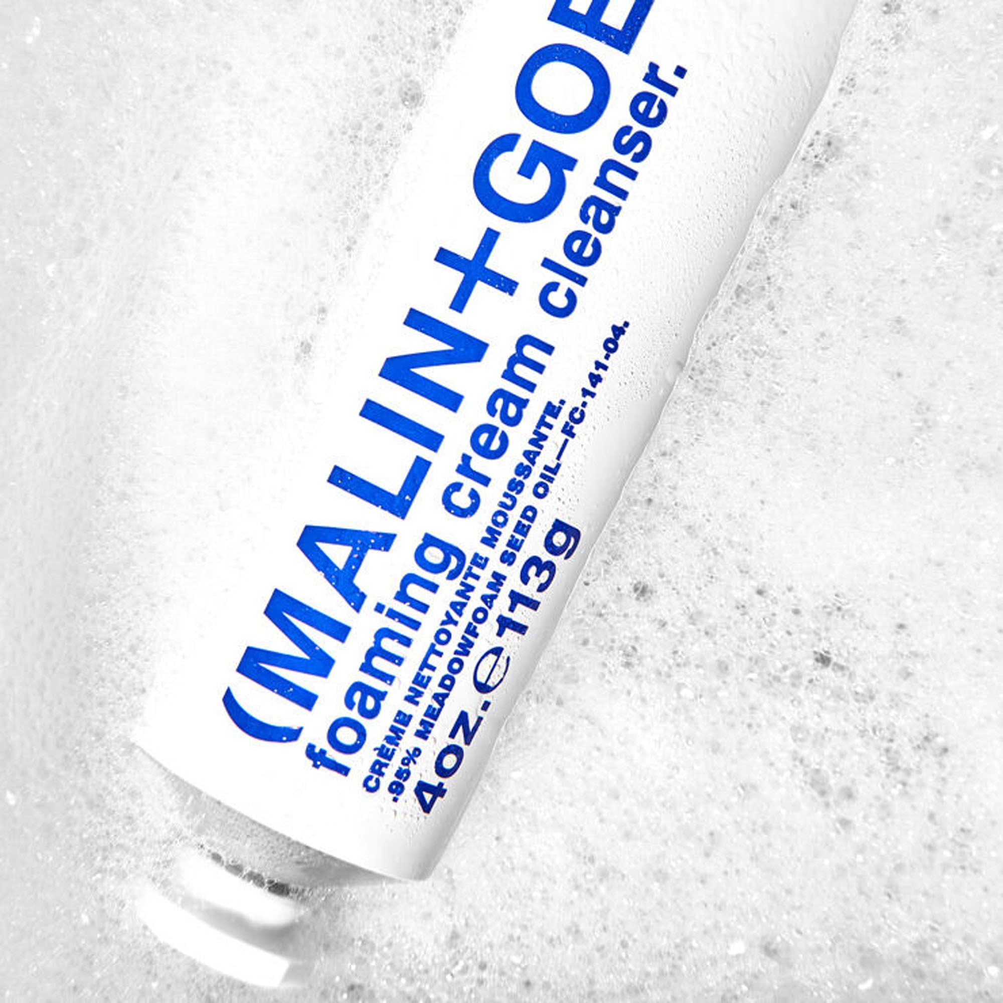 Foaming cream cleanser