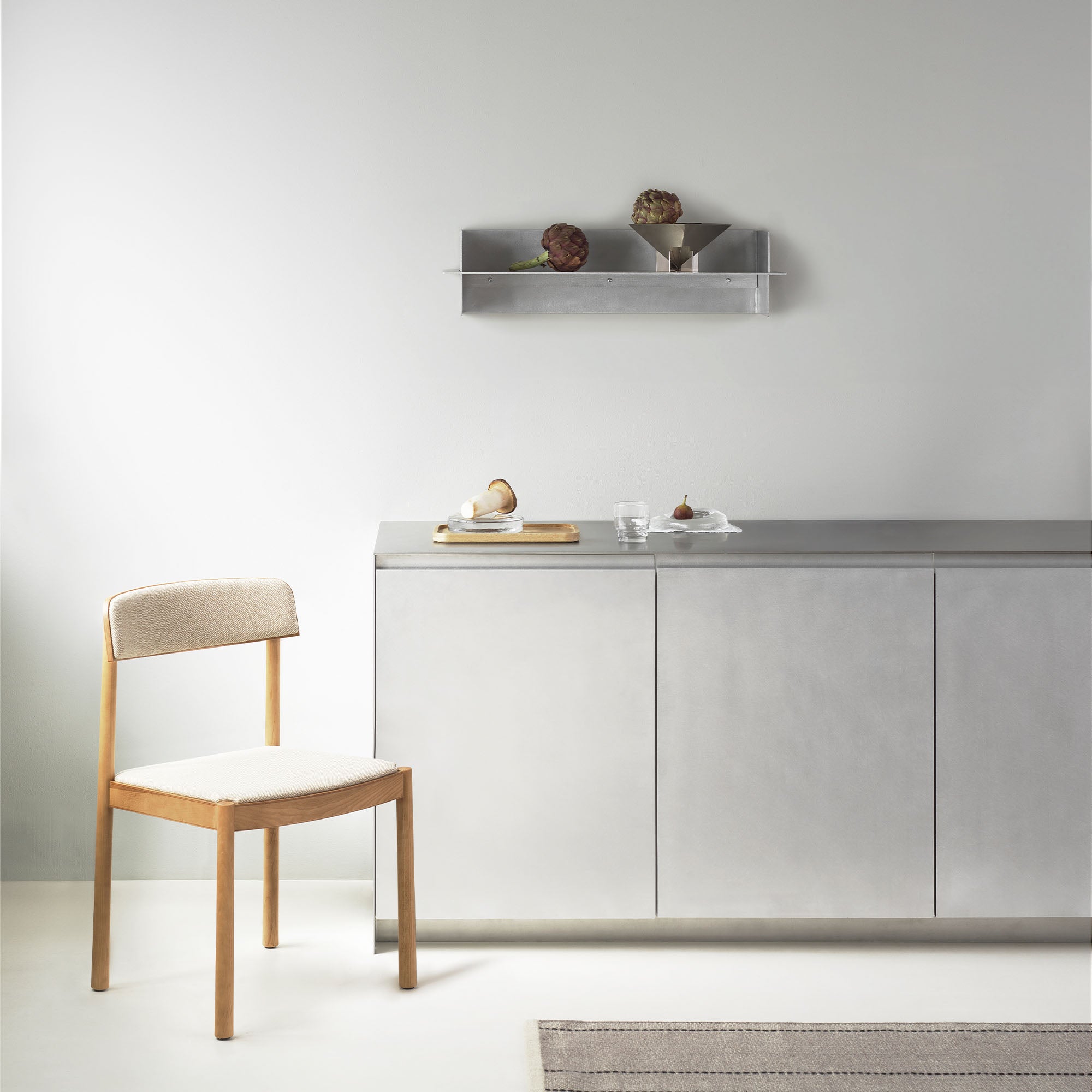 Alu Shelf, raft individual lungime 80 cm