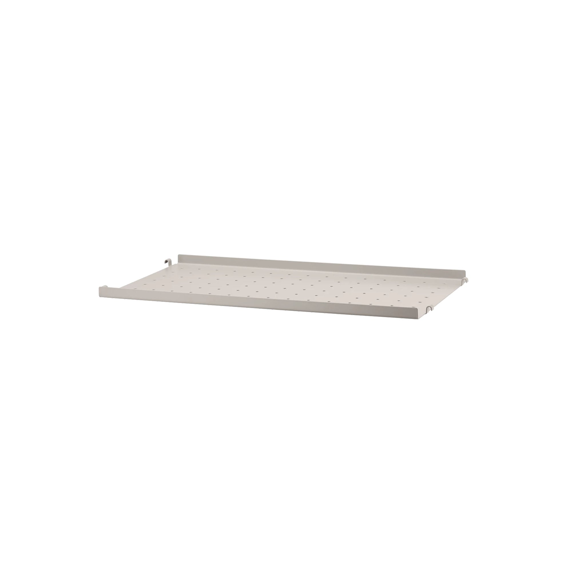 Metal shelf low edge raft metalic 58x30 cm