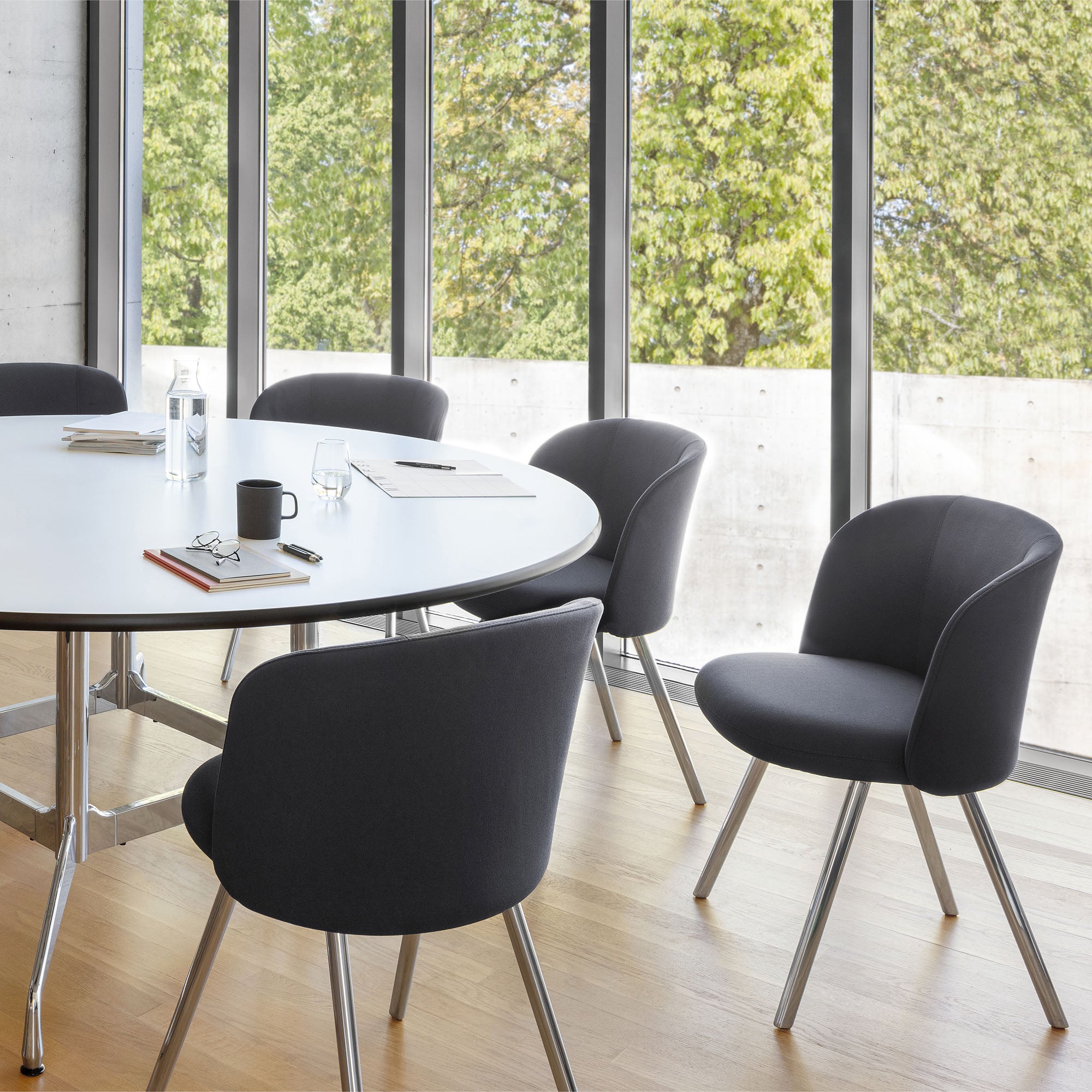 Mikado Side Chair, scaun de dining tapițat