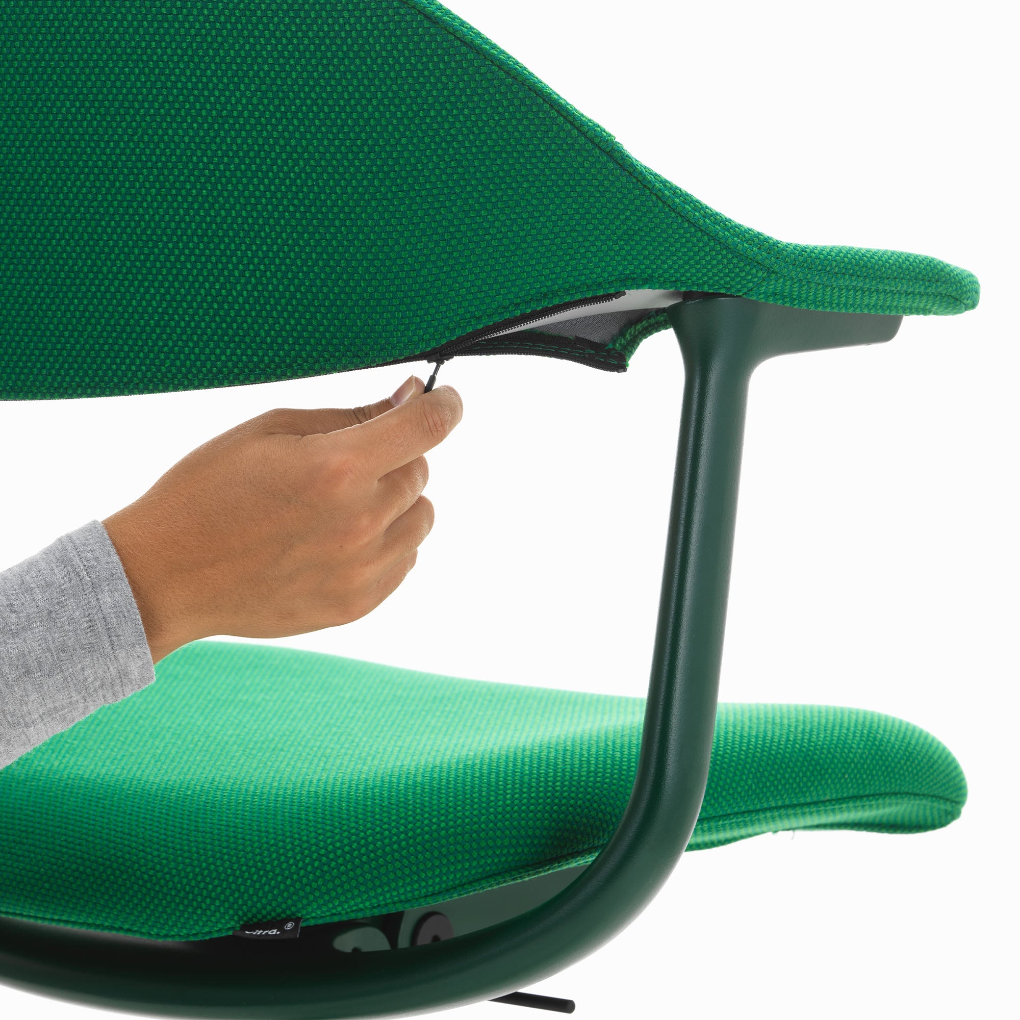 Mynt, scaun de birou cu șezut și spătar tapițat