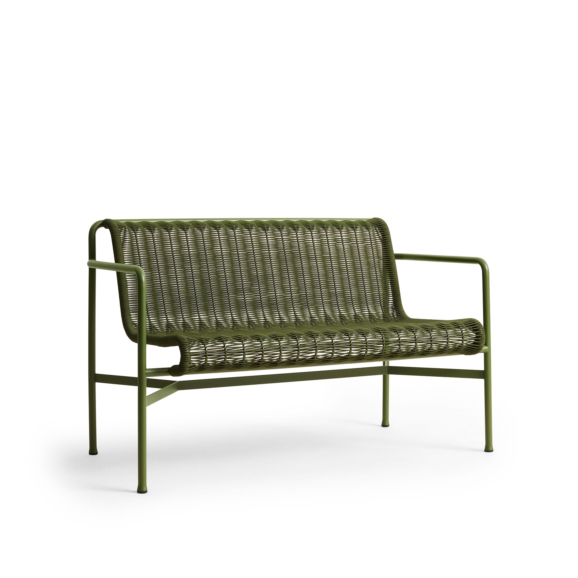 Palissade Cord Dining Bench, banchetă cu cotiere