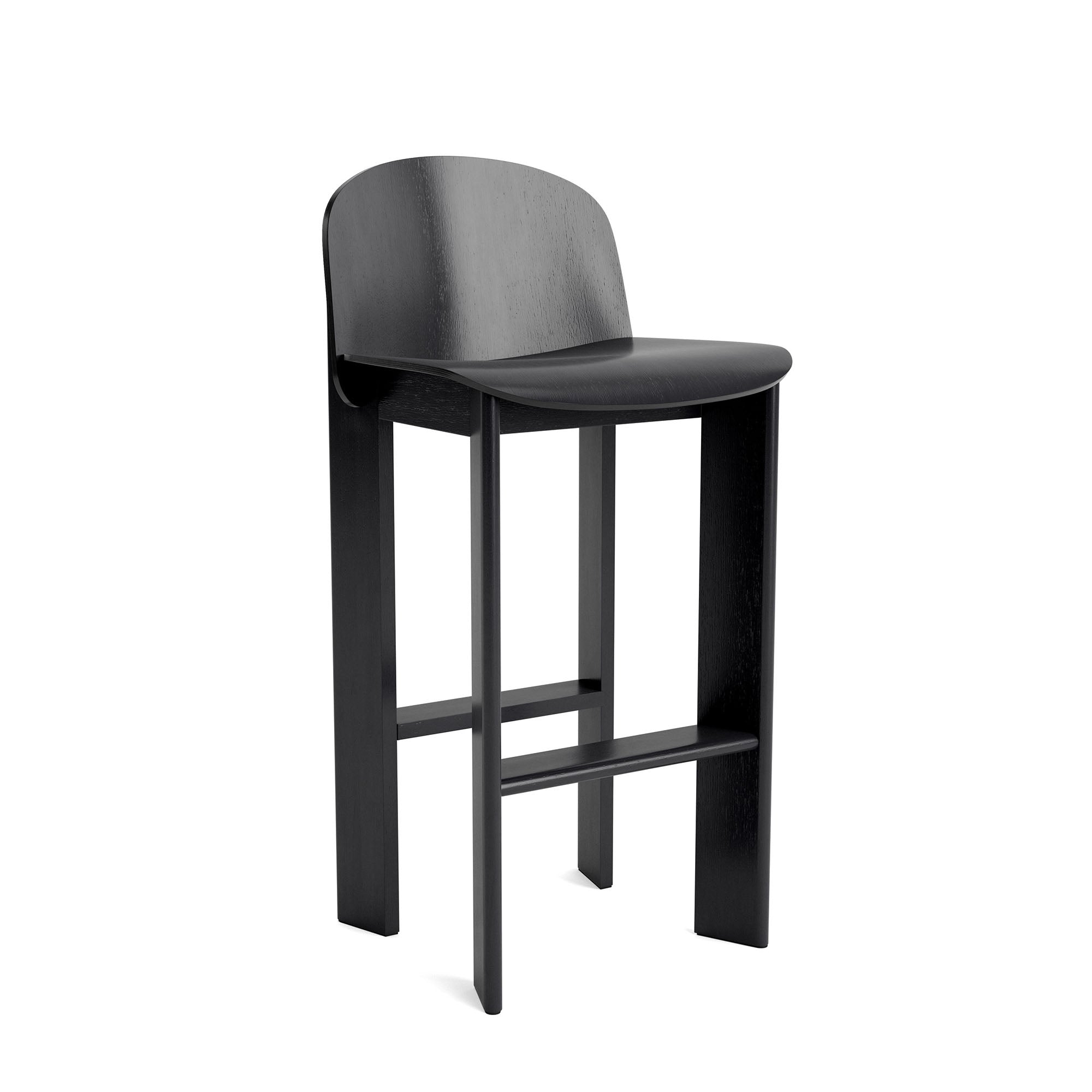 Chisel 35 Bar Stool High, scaun de bar din lemn H75
