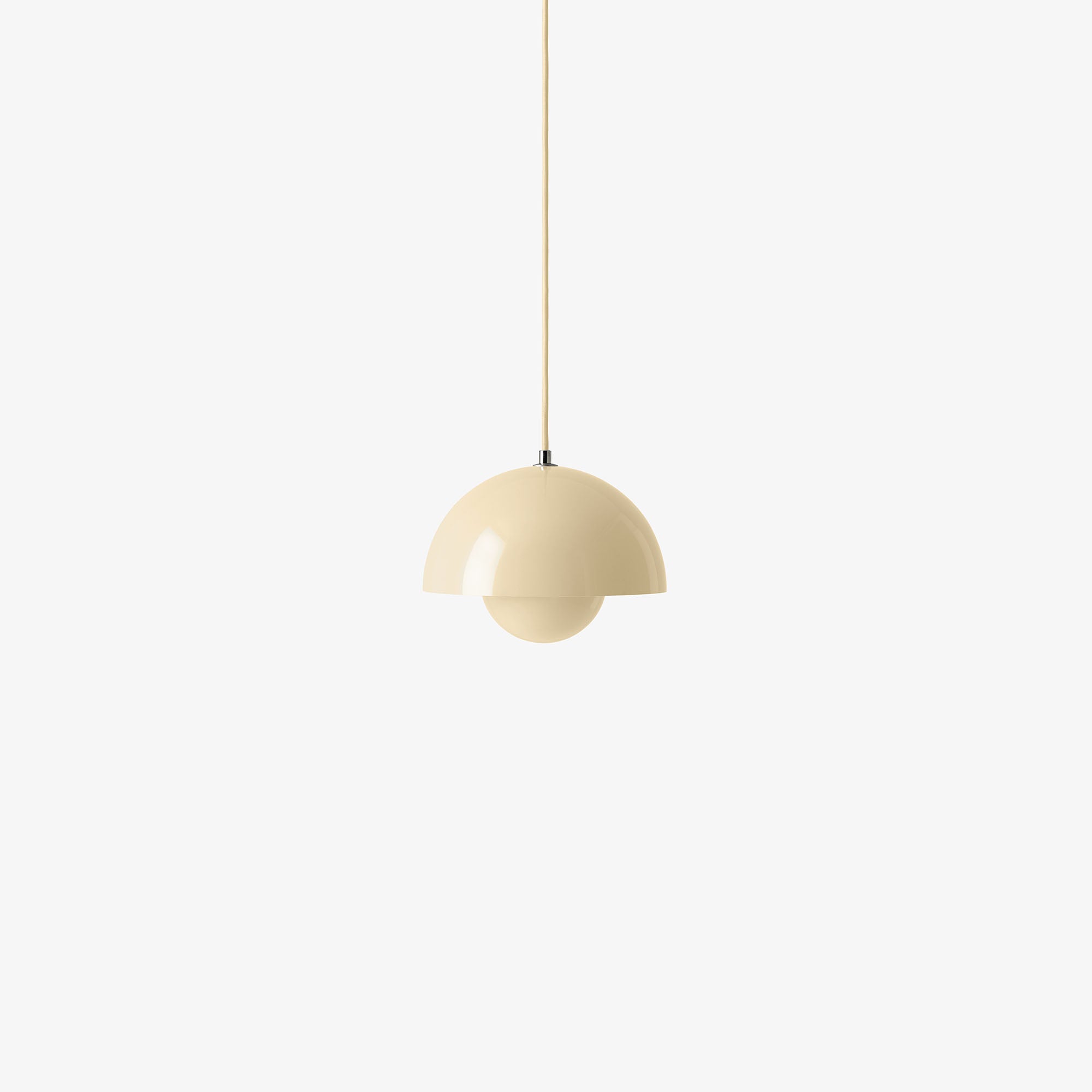 Flowerpot ivory VP1, lampă suspendată mică