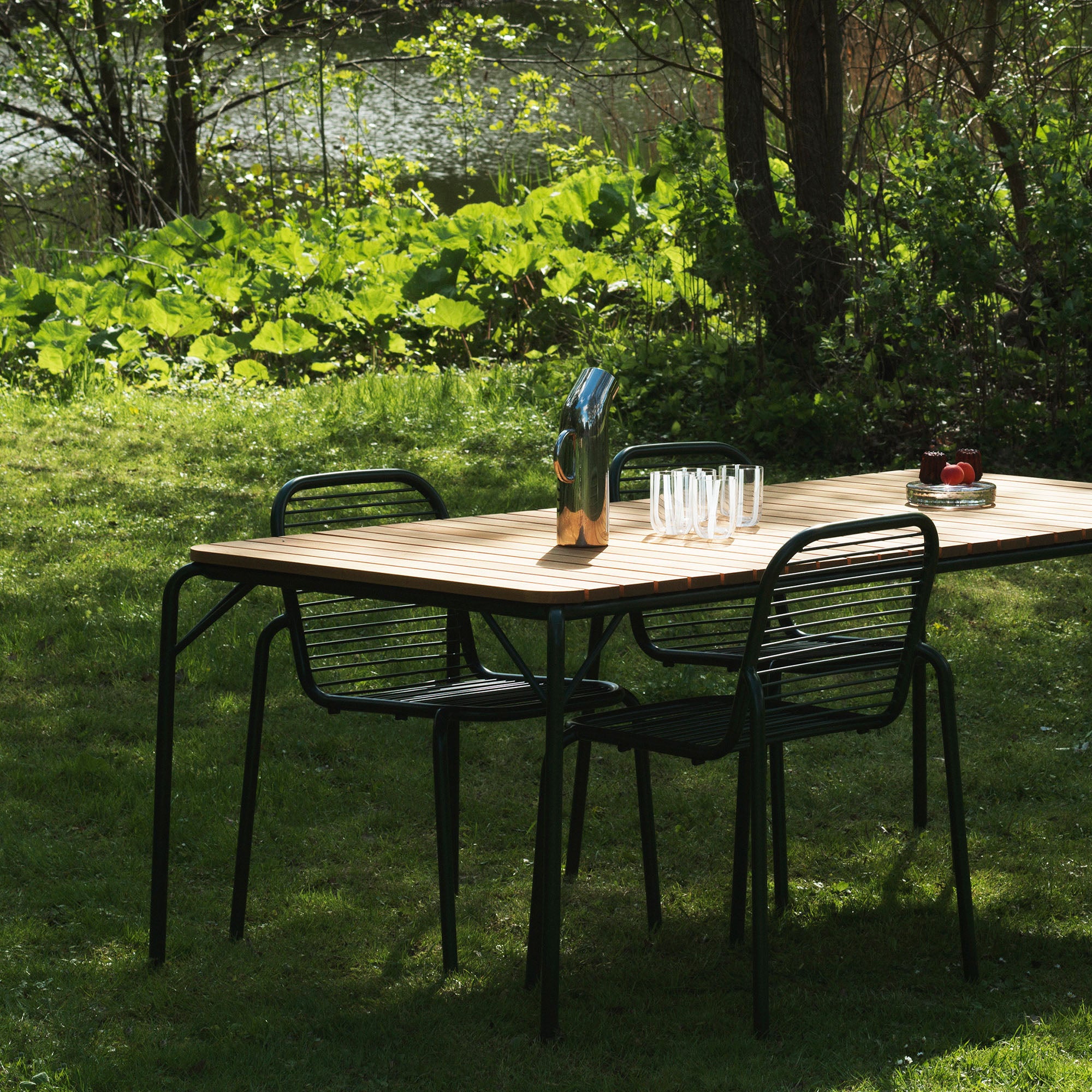 Vig Table Robinia, masă de dining pentru exterior 90x200 cm