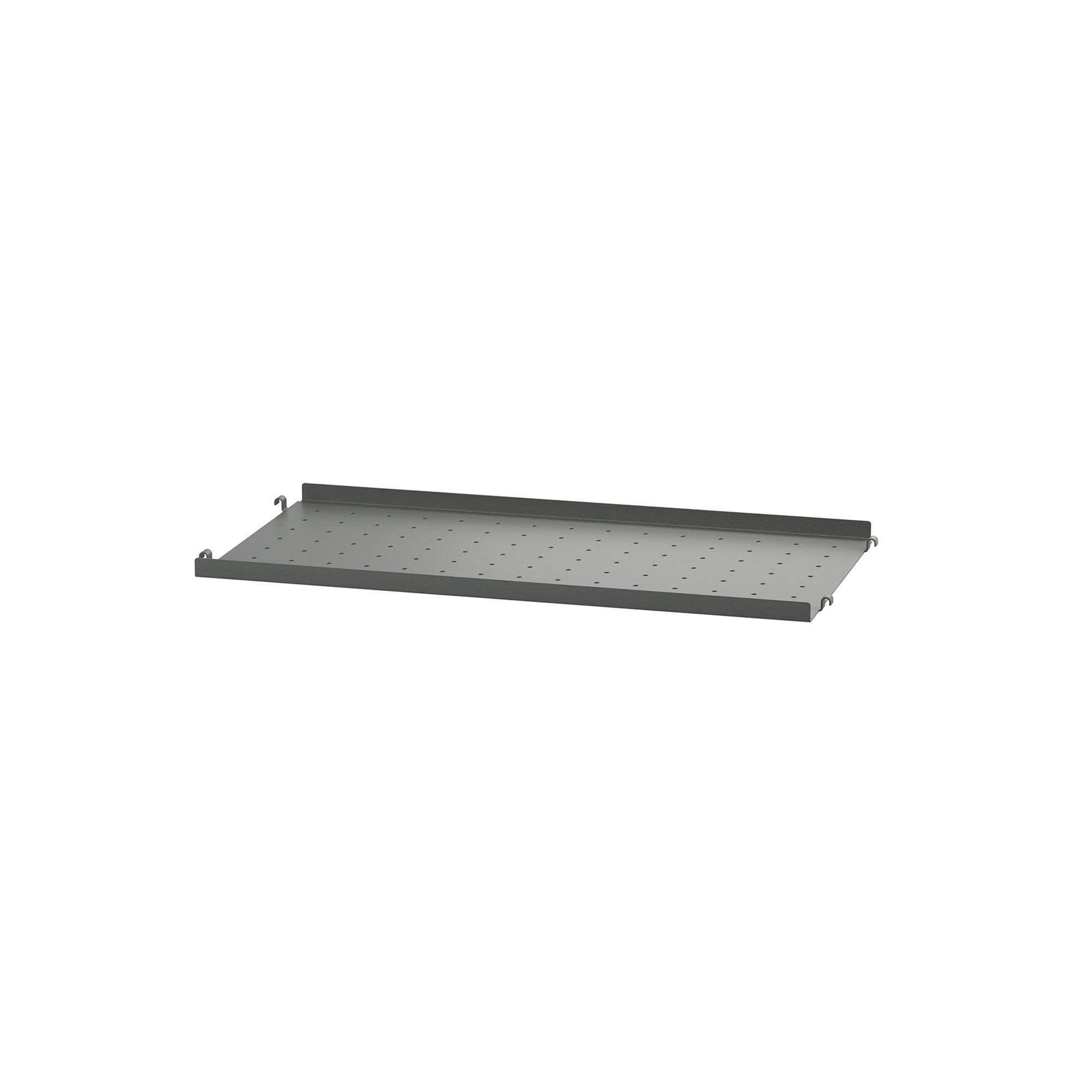 Metal shelf low edge raft metalic 58x30 cm