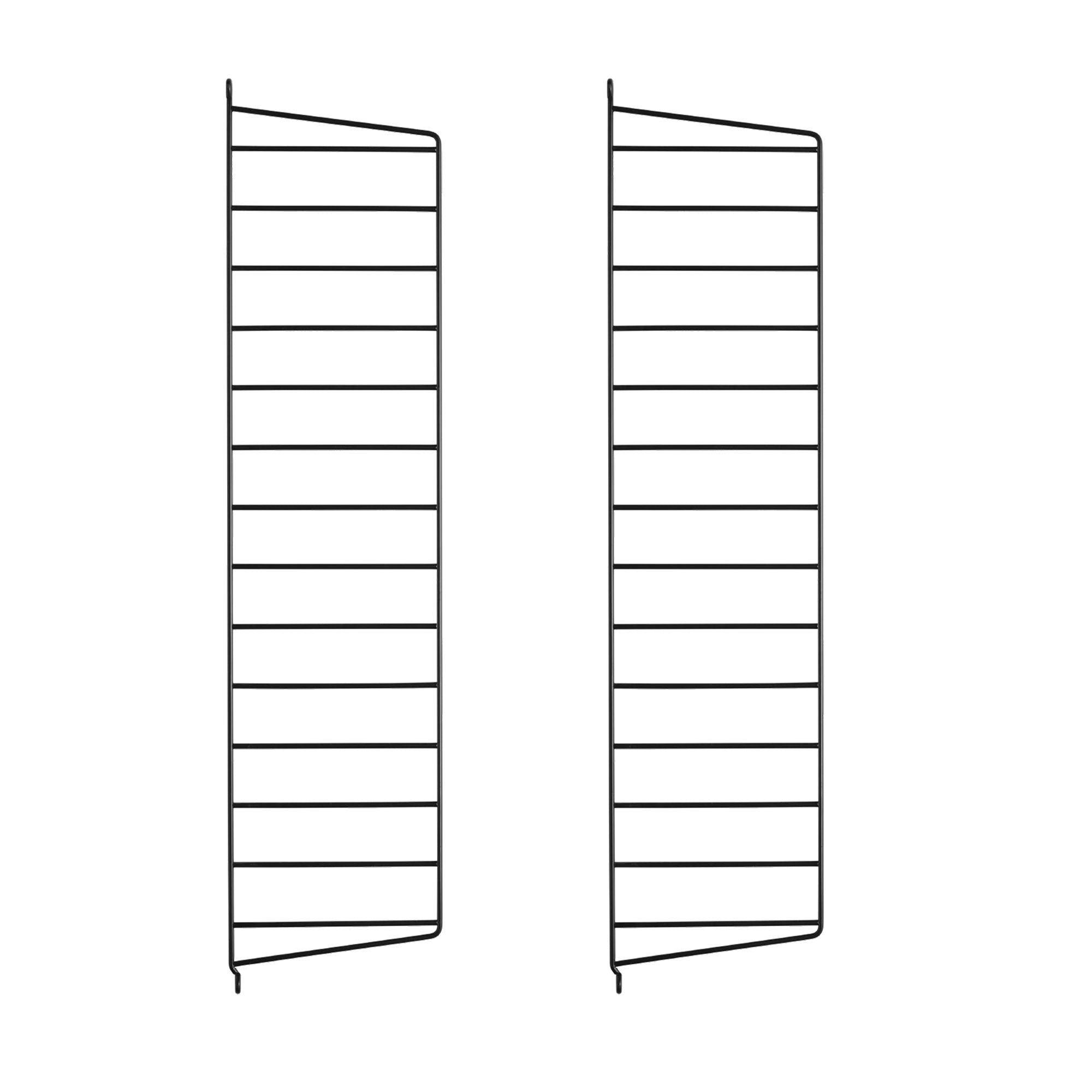 Element de susținere vertical metalic 75 x 20 cm, set de 2