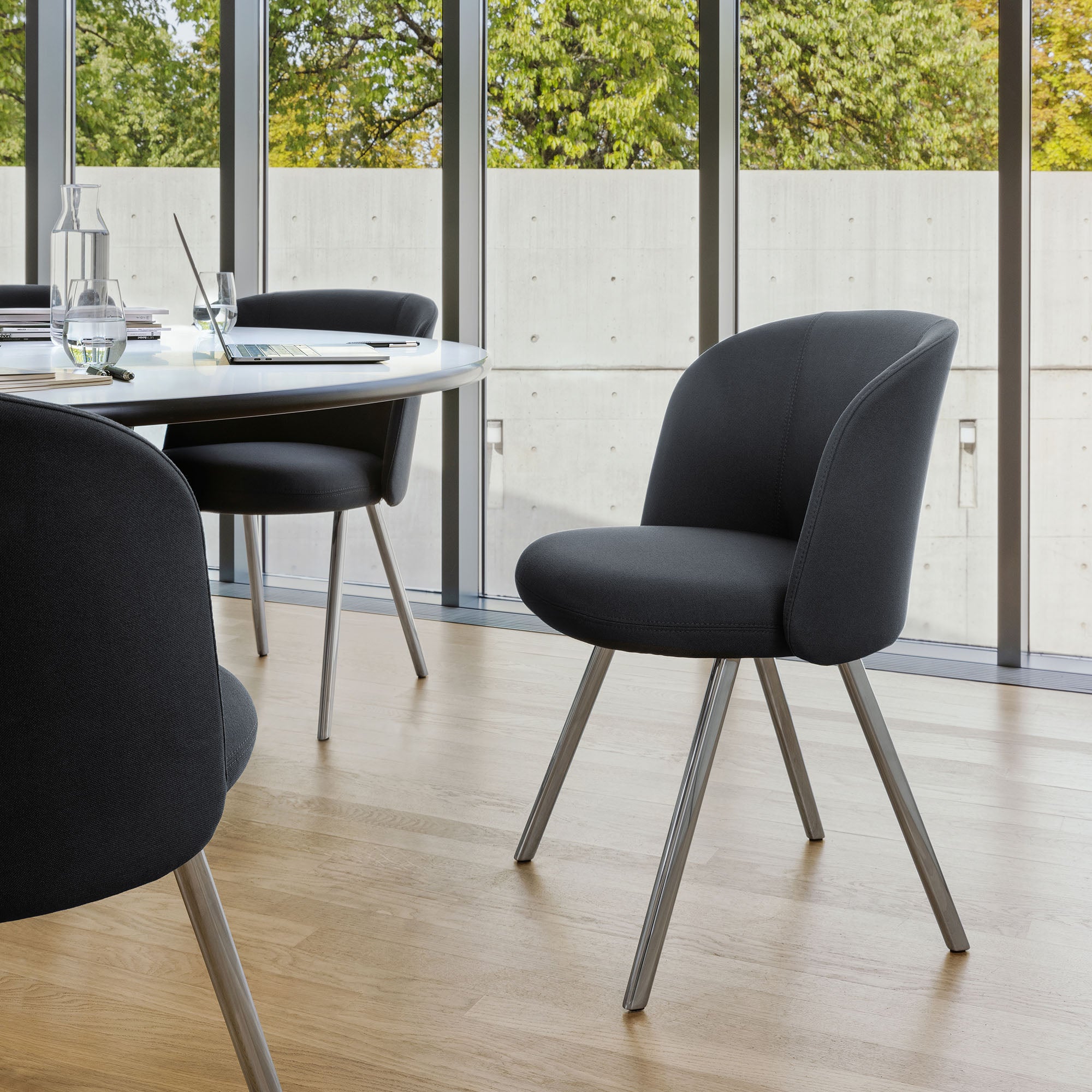 Mikado Side Chair, scaun de dining tapițat