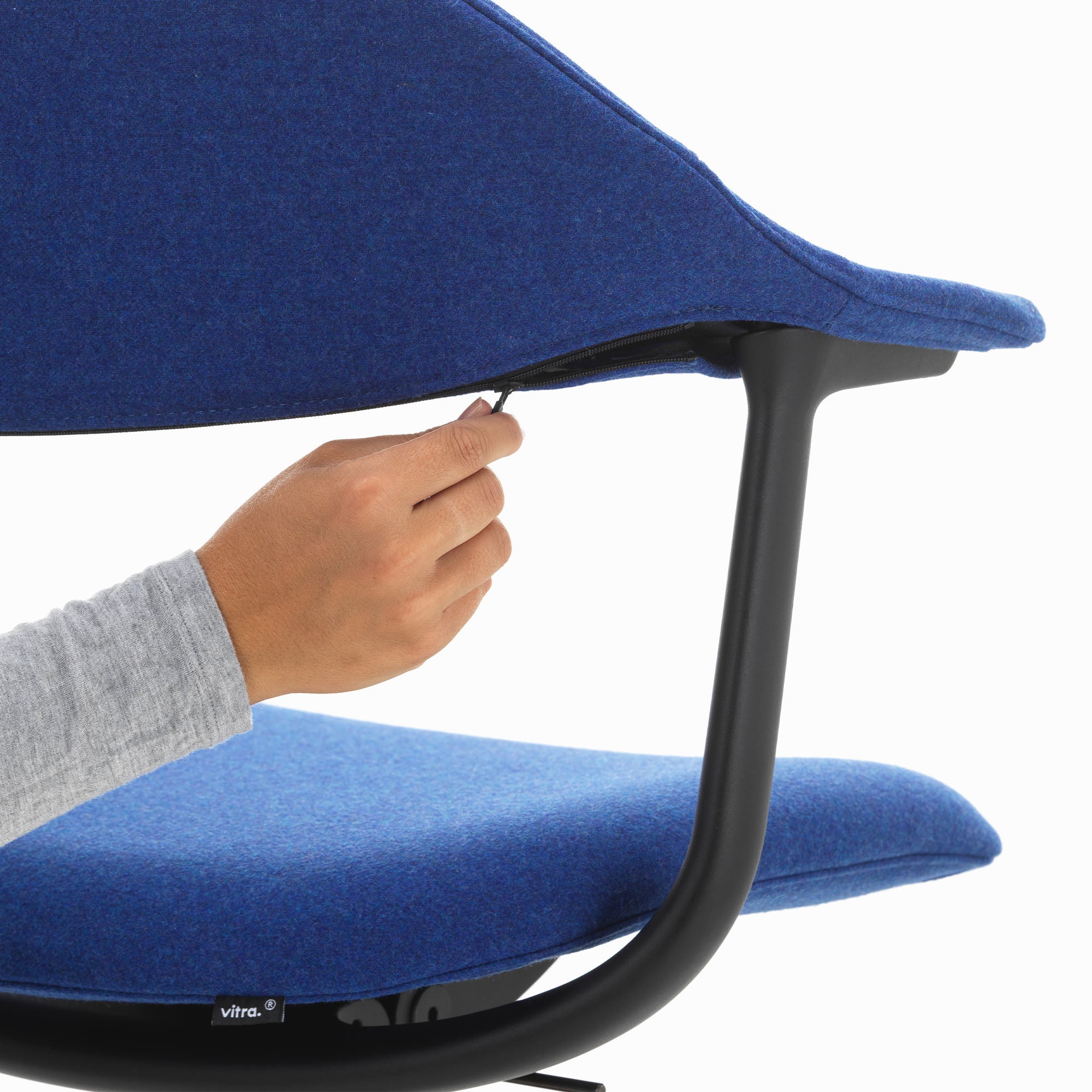 Mynt, scaun de birou cu șezut și spătar tapițat