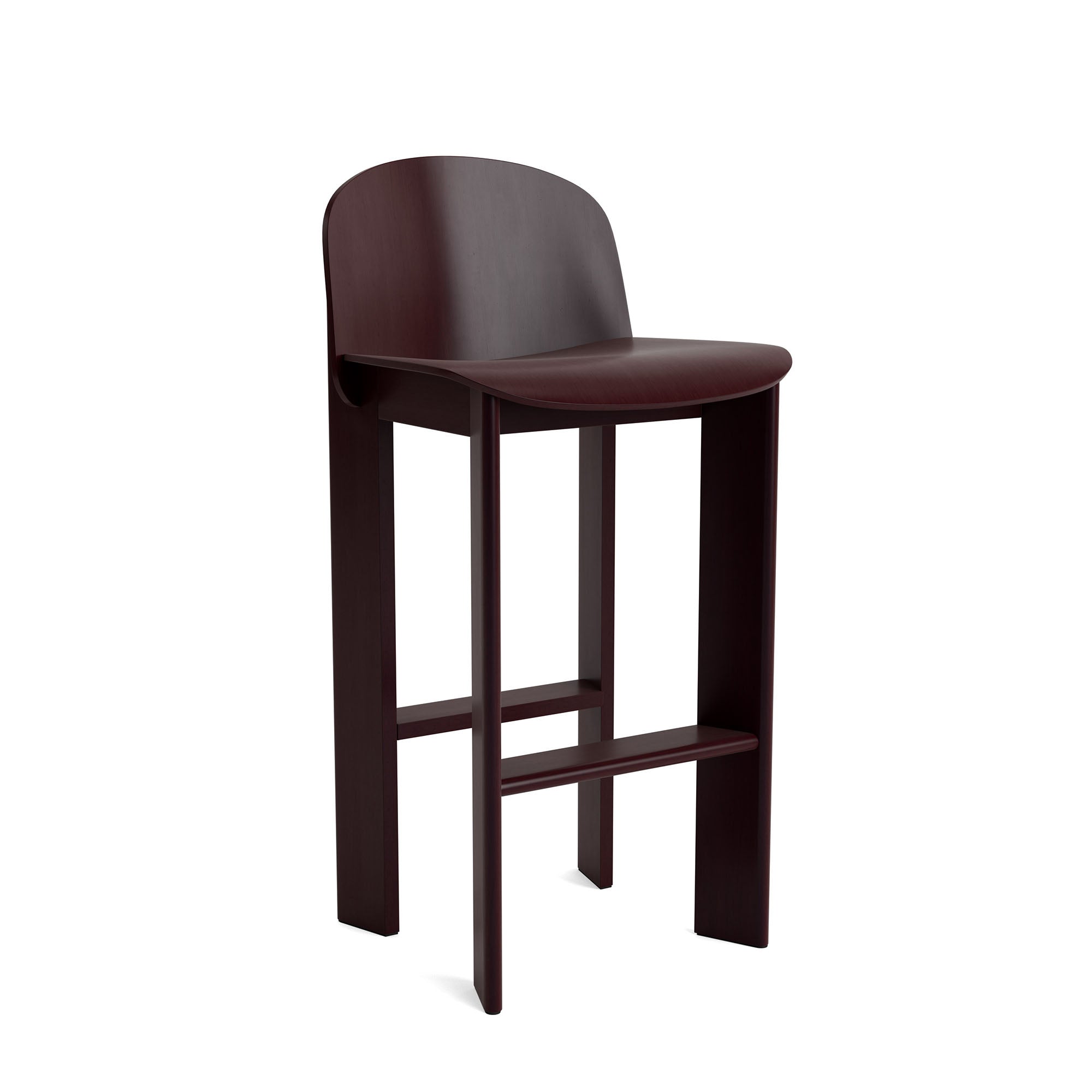 Chisel 35 Bar Stool High, scaun de bar din lemn H75