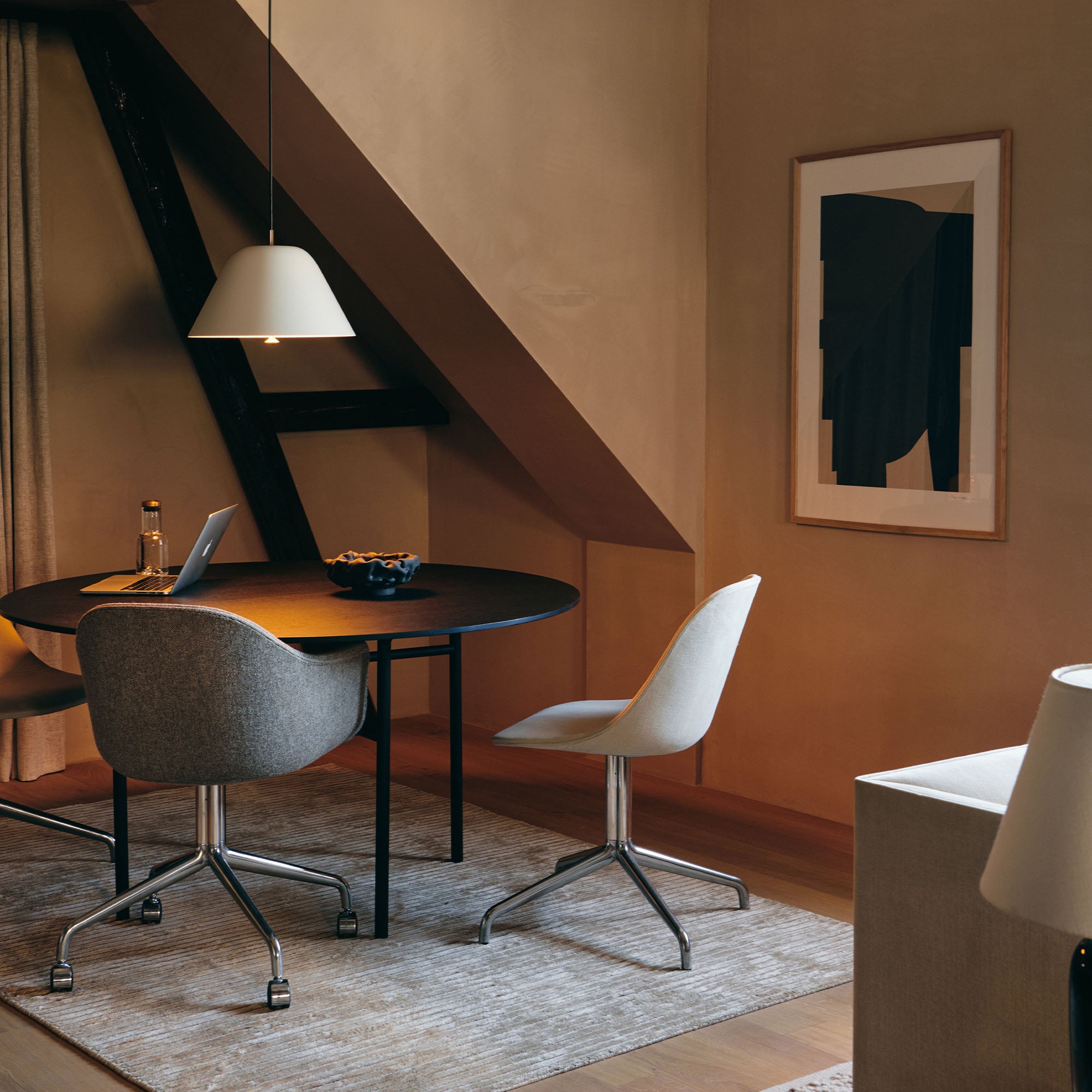 Snaregade masă de dining Ø 120cm