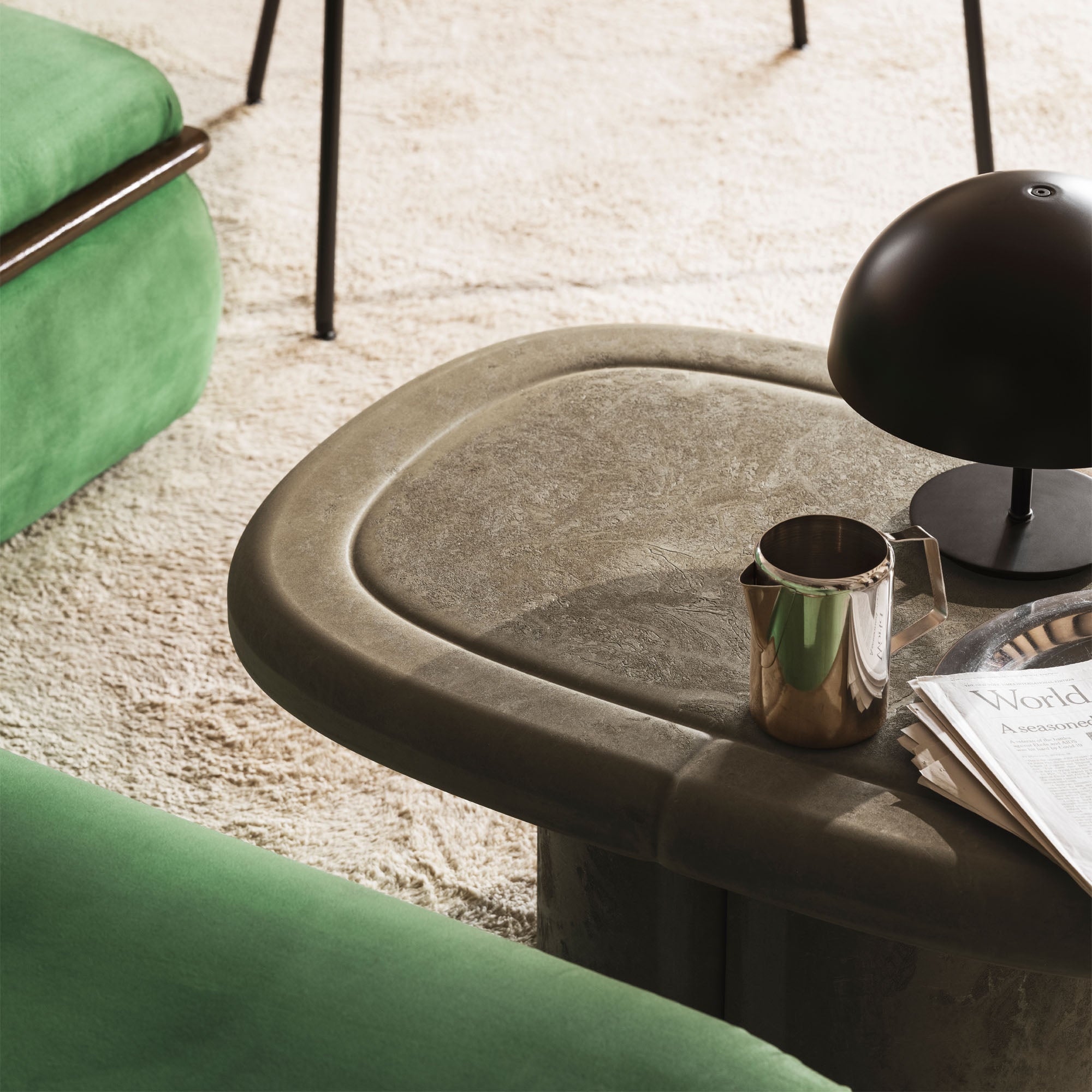 Alder Lounge Table Oval, masă de cafea