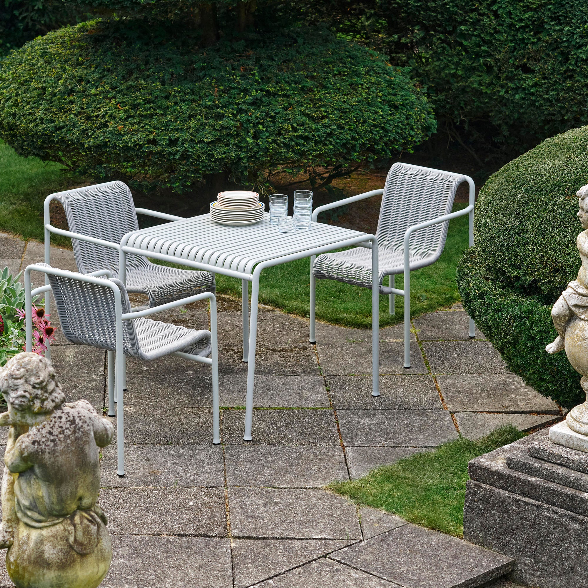 Palissade Cord Dining Armchair, scaun de exterior cu cotiere