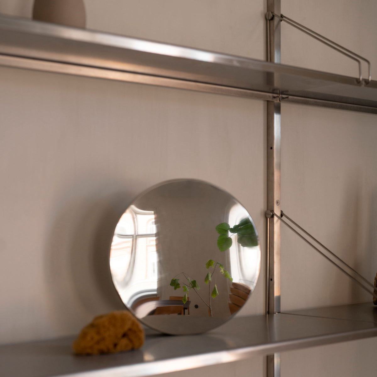 Library Shelf Stainless Steel, raft individual lungime 60 cm