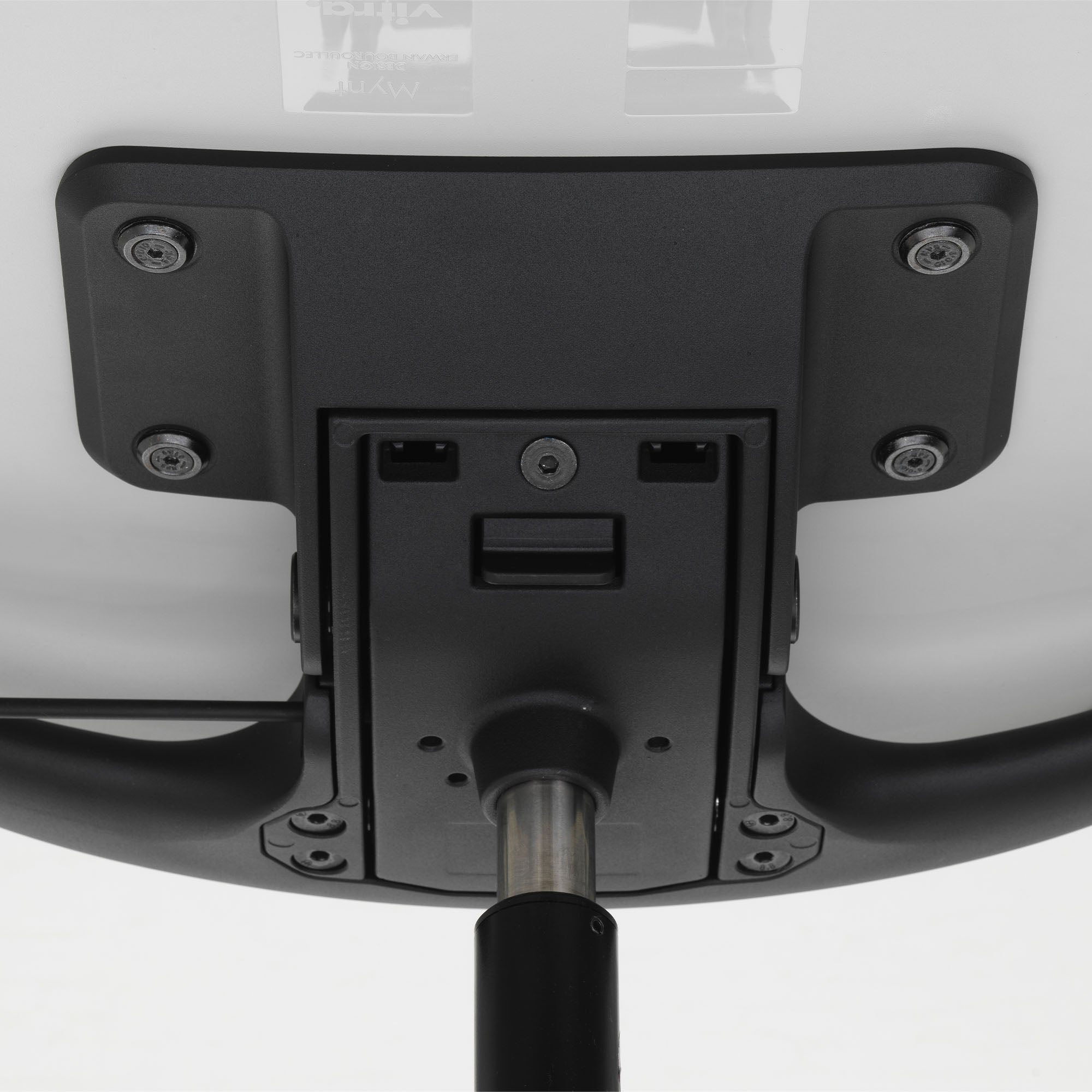 Mynt, scaun de birou cu șezut și spătar de plastic