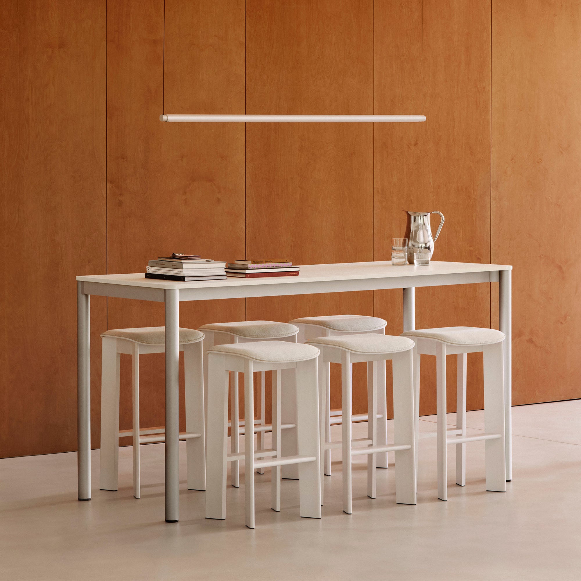 Chisel 30 Bar Stool Low Oiled Oak, scaun de bar tapițat H65