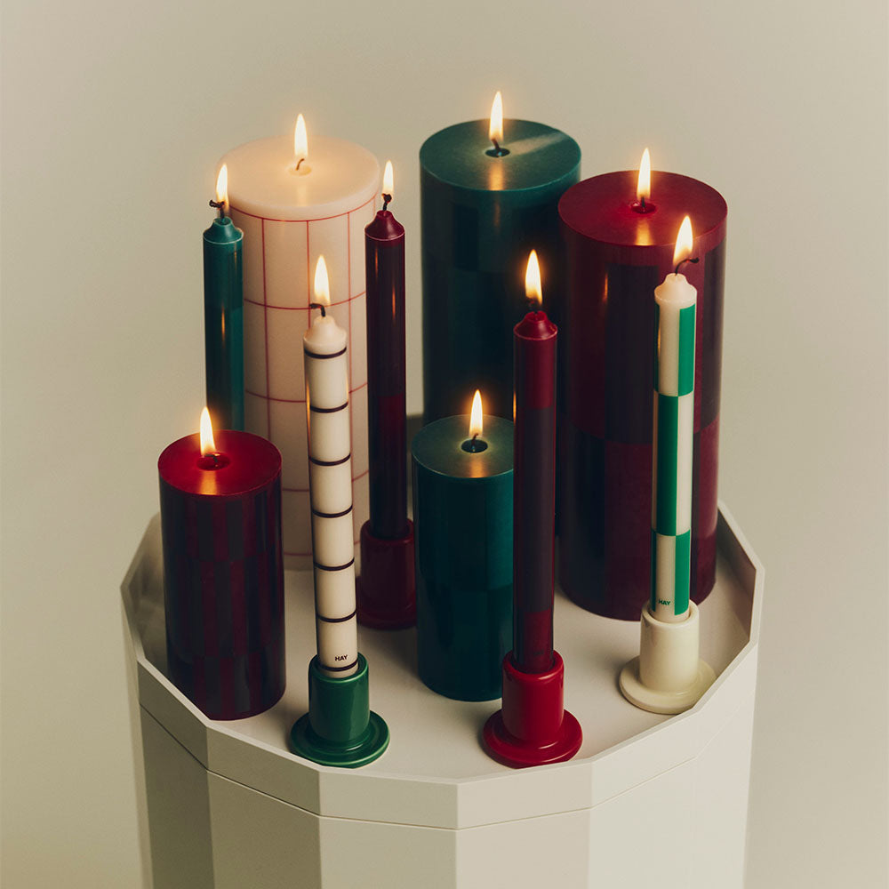 Pattern Candle Set, set de 4 lumânări decorative