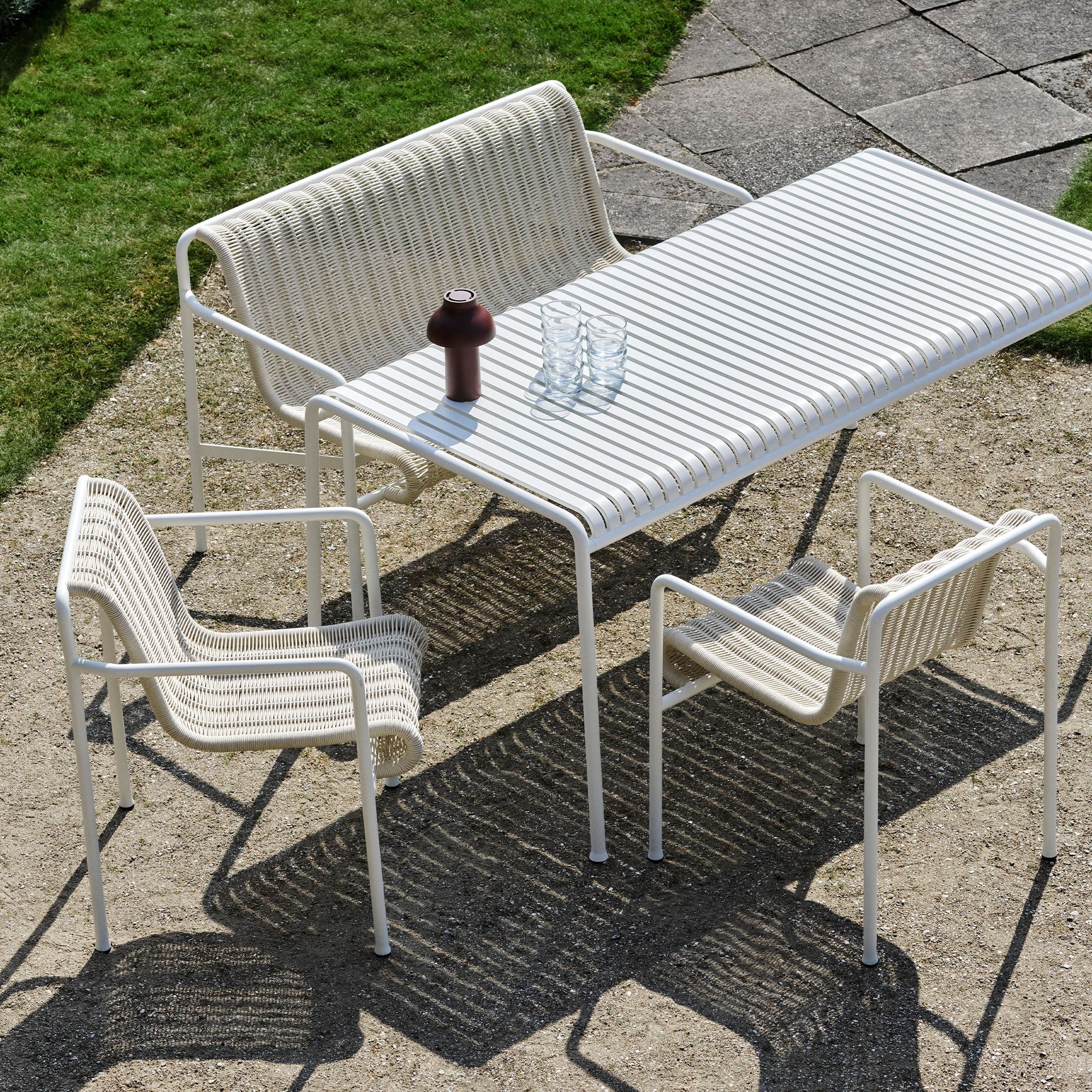 Palissade Cord Dining Armchair, scaun de exterior cu cotiere