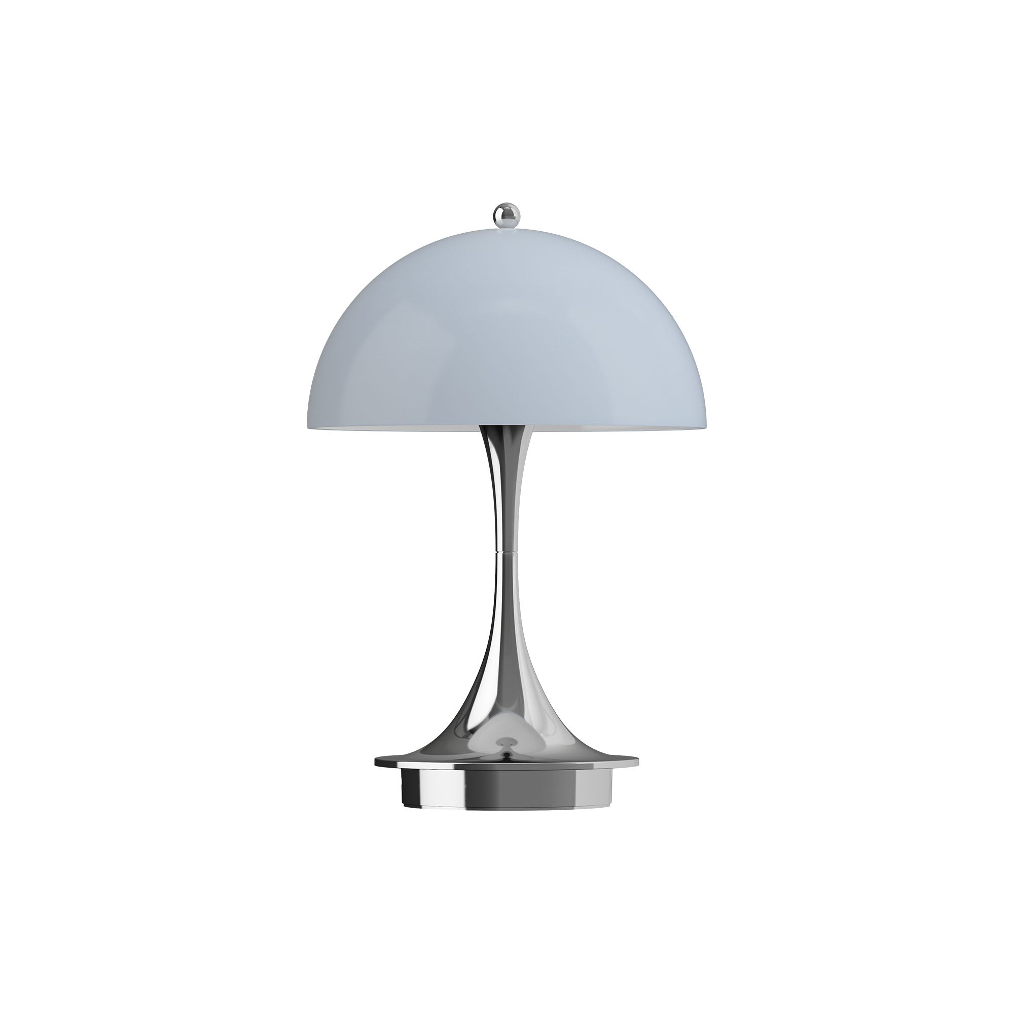 Panthella 160 Portable The Originals, lampă portabilă cu bază cromată