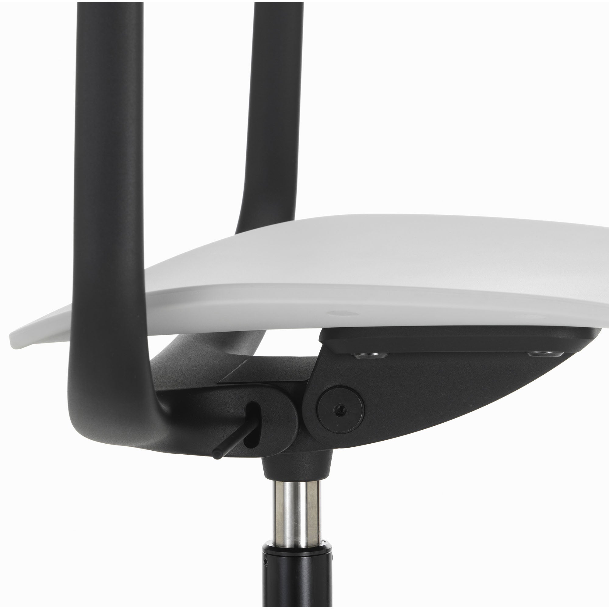 Mynt, scaun de birou cu șezut și spătar de plastic