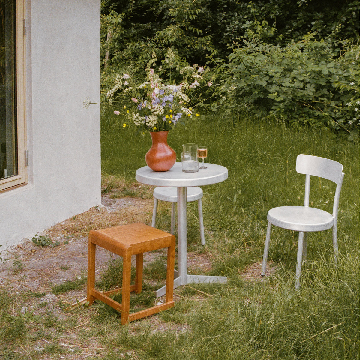 Low Stool 01, taburet din lemn
