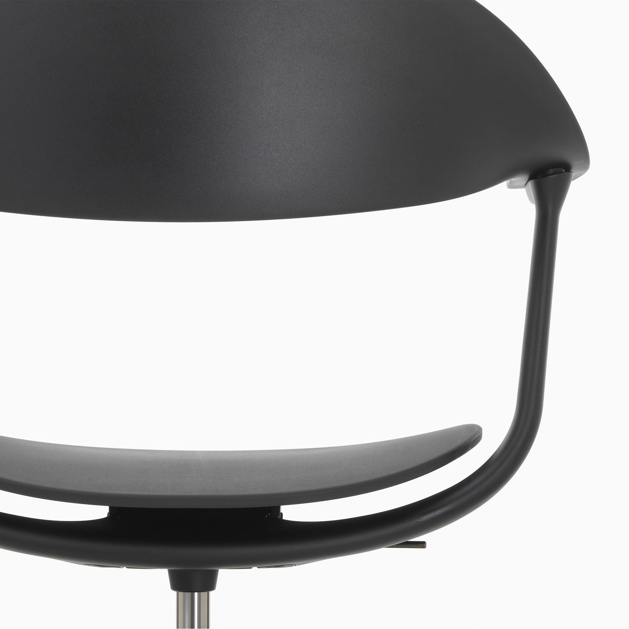 Mynt, scaun de birou cu șezut și spătar de plastic