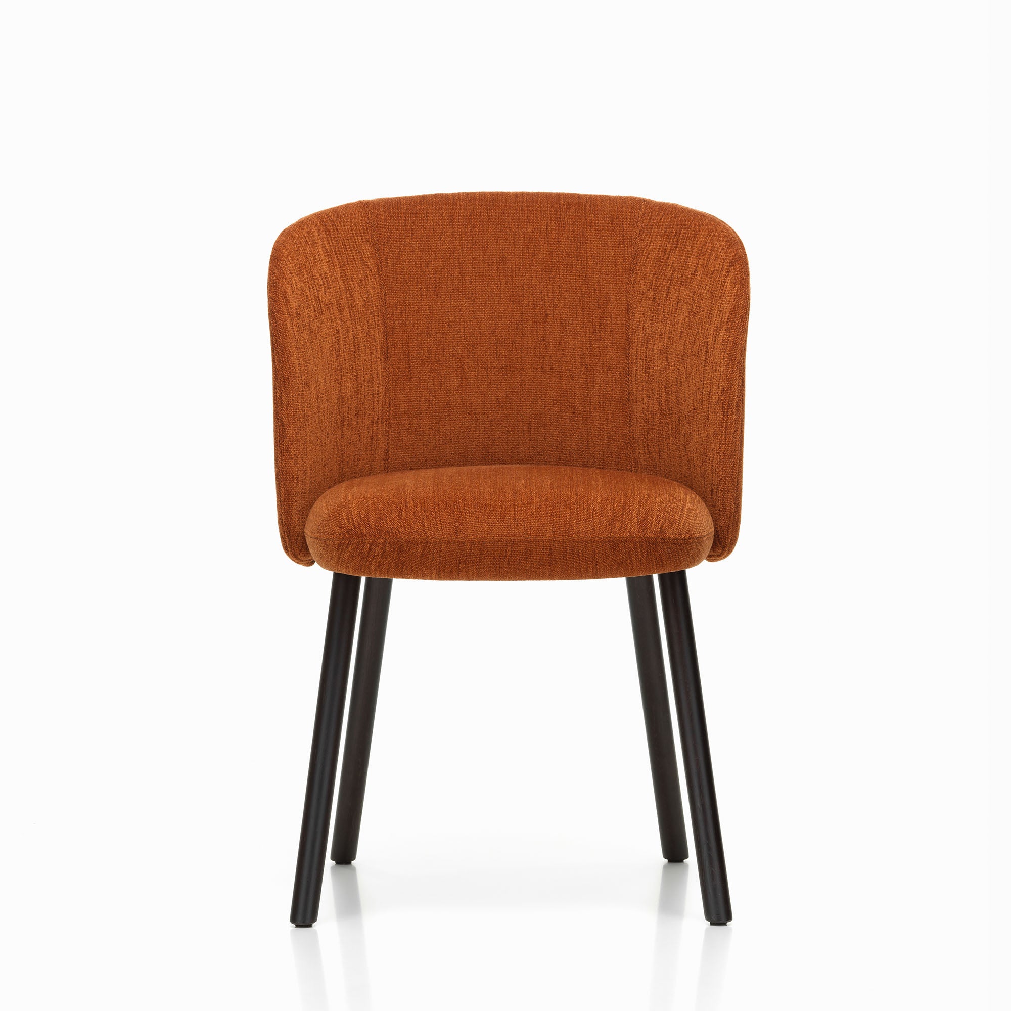 Mikado Side Chair, scaun de dining tapițat cu picioare lemn