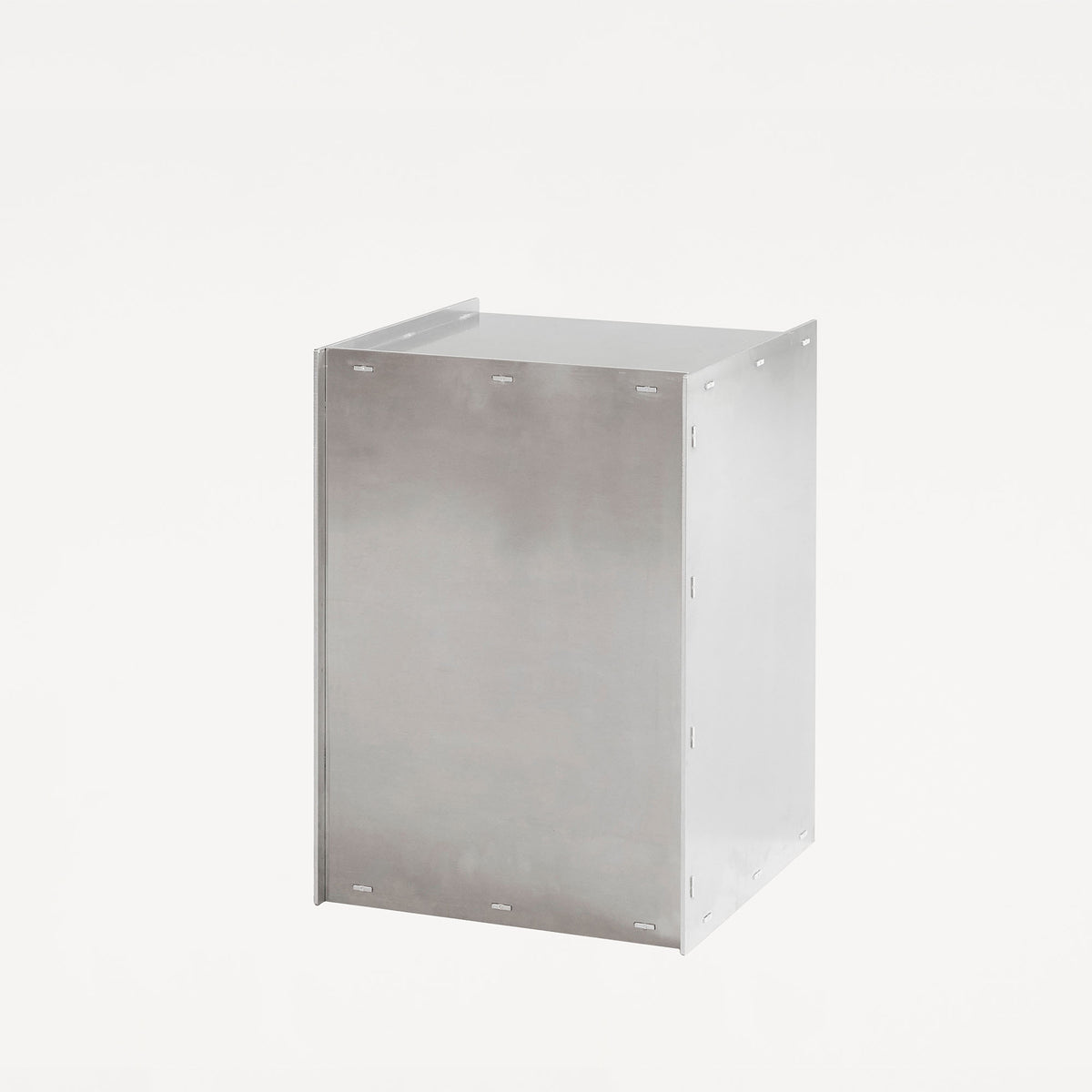Rivet Box Table Aluminium, măsuță ocazională