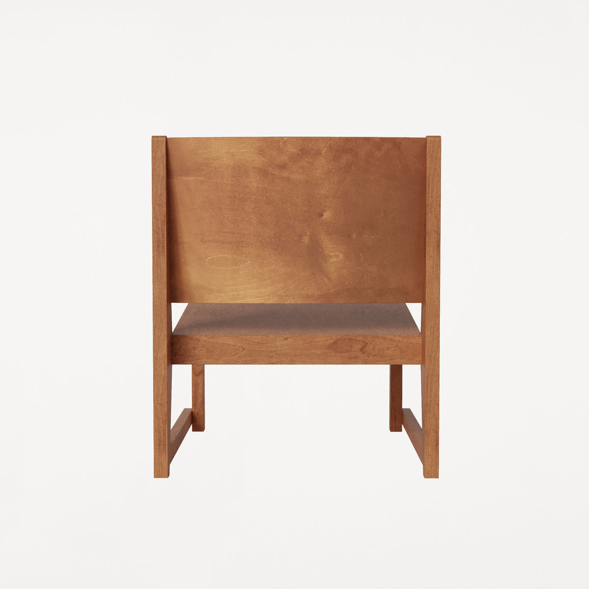 Easy Chair 01, fotoliu din lemn fără cotiere