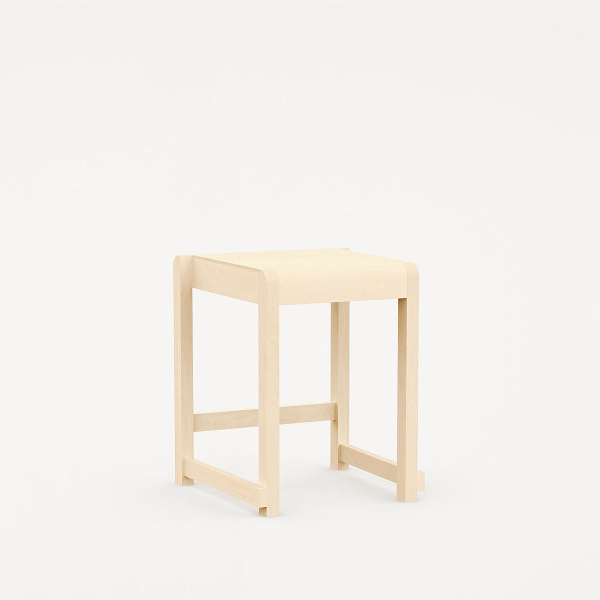 Low Stool 01, taburet din lemn