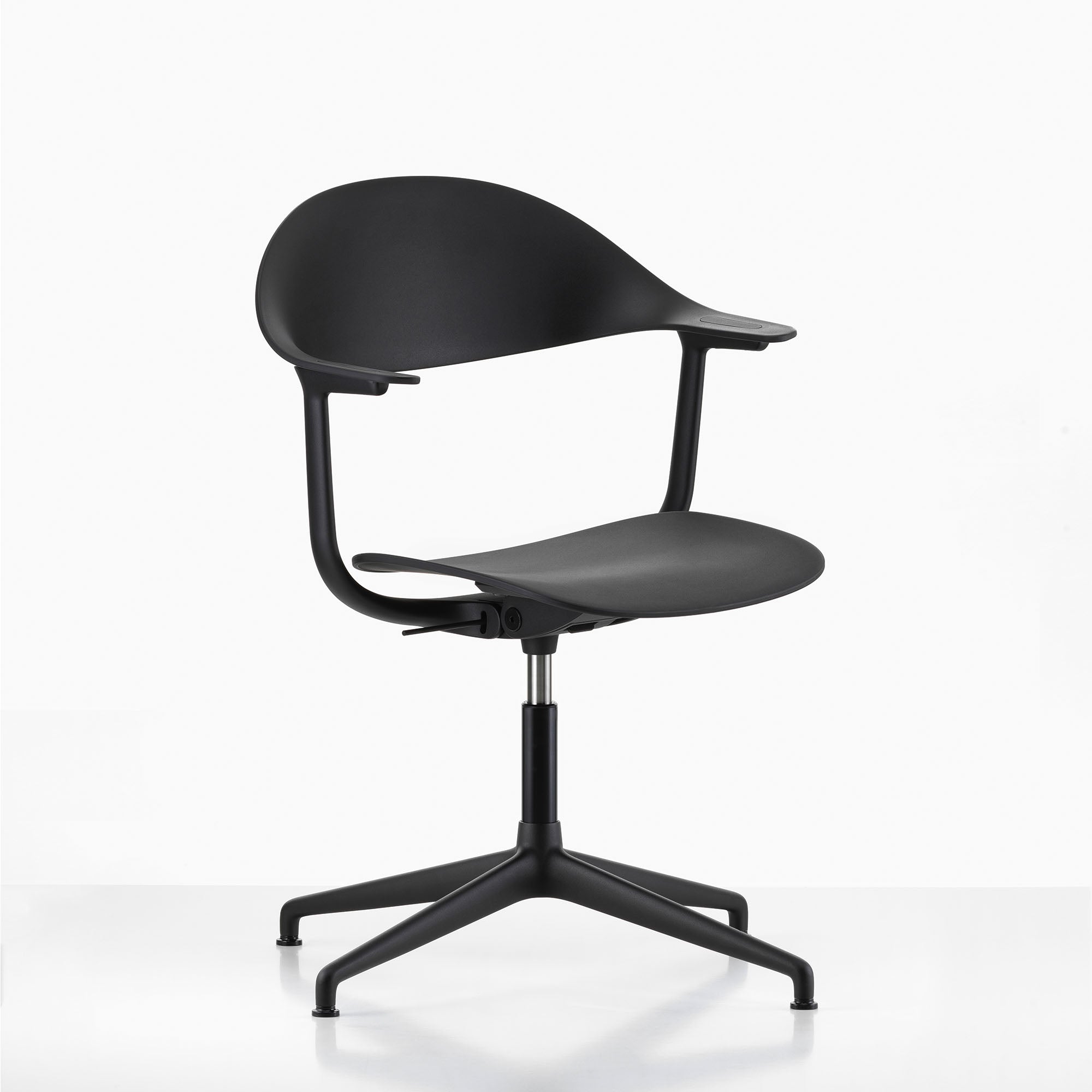 Mynt, scaun de birou cu șezut și spătar de plastic