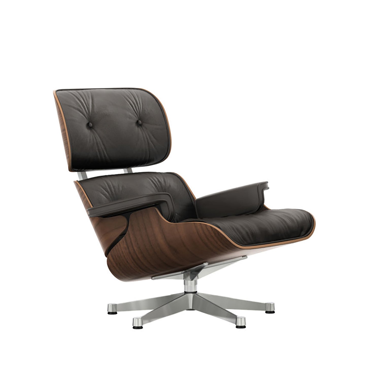 Eames Lounge Chair (lemn de nuc)