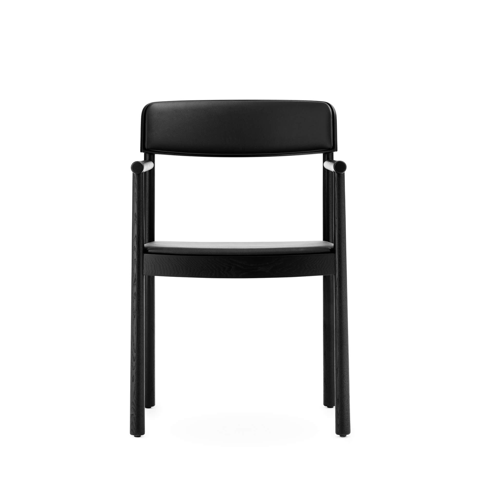 Timb Armchair, scaun de dining cu cotiere tapițat