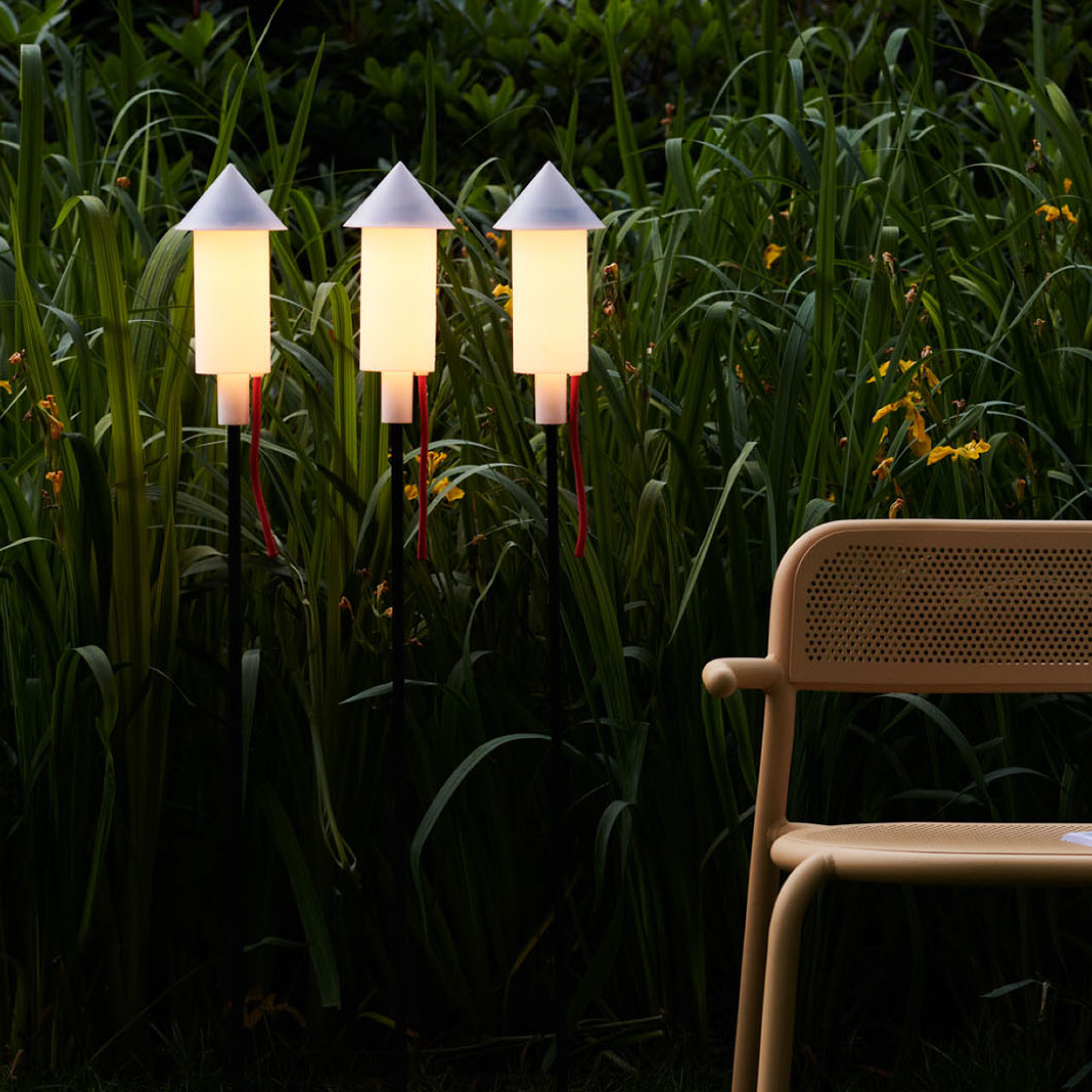 Prêt a Racket, set de trei lămpi