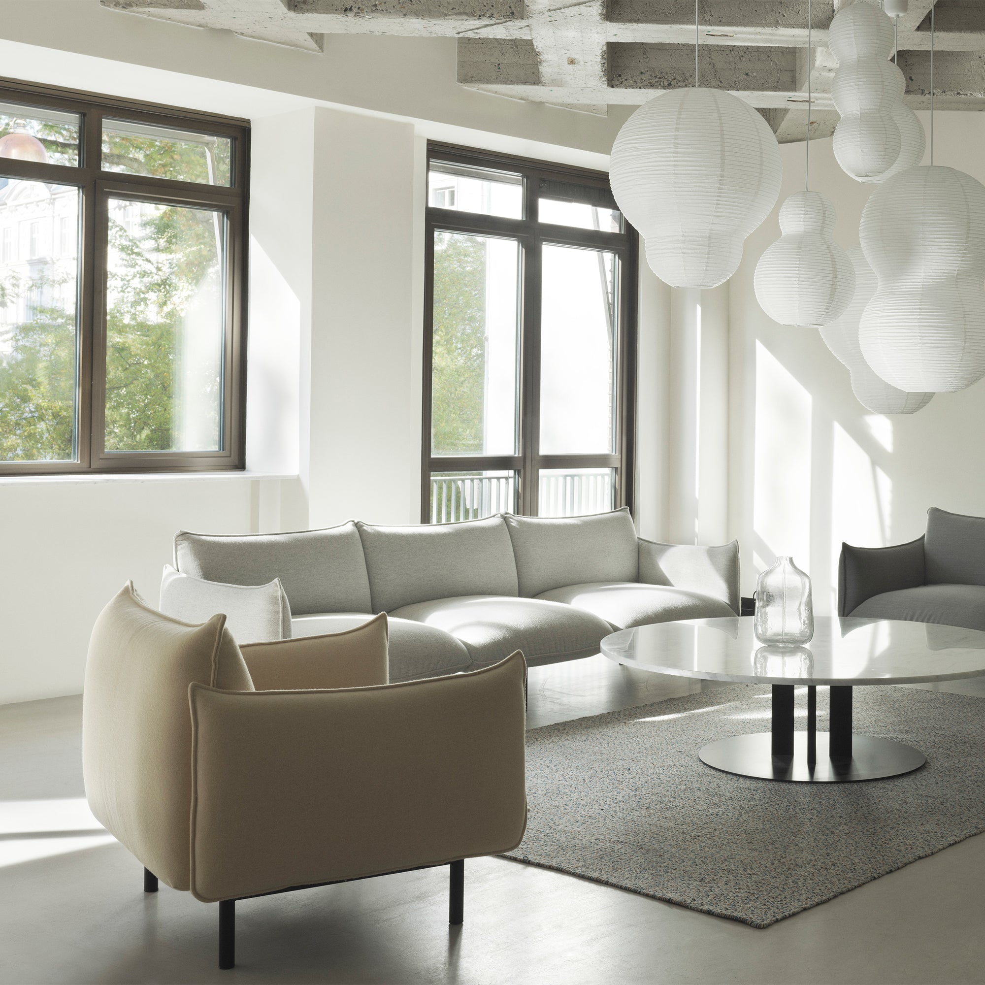 Ark, canapea modulară de trei locuri