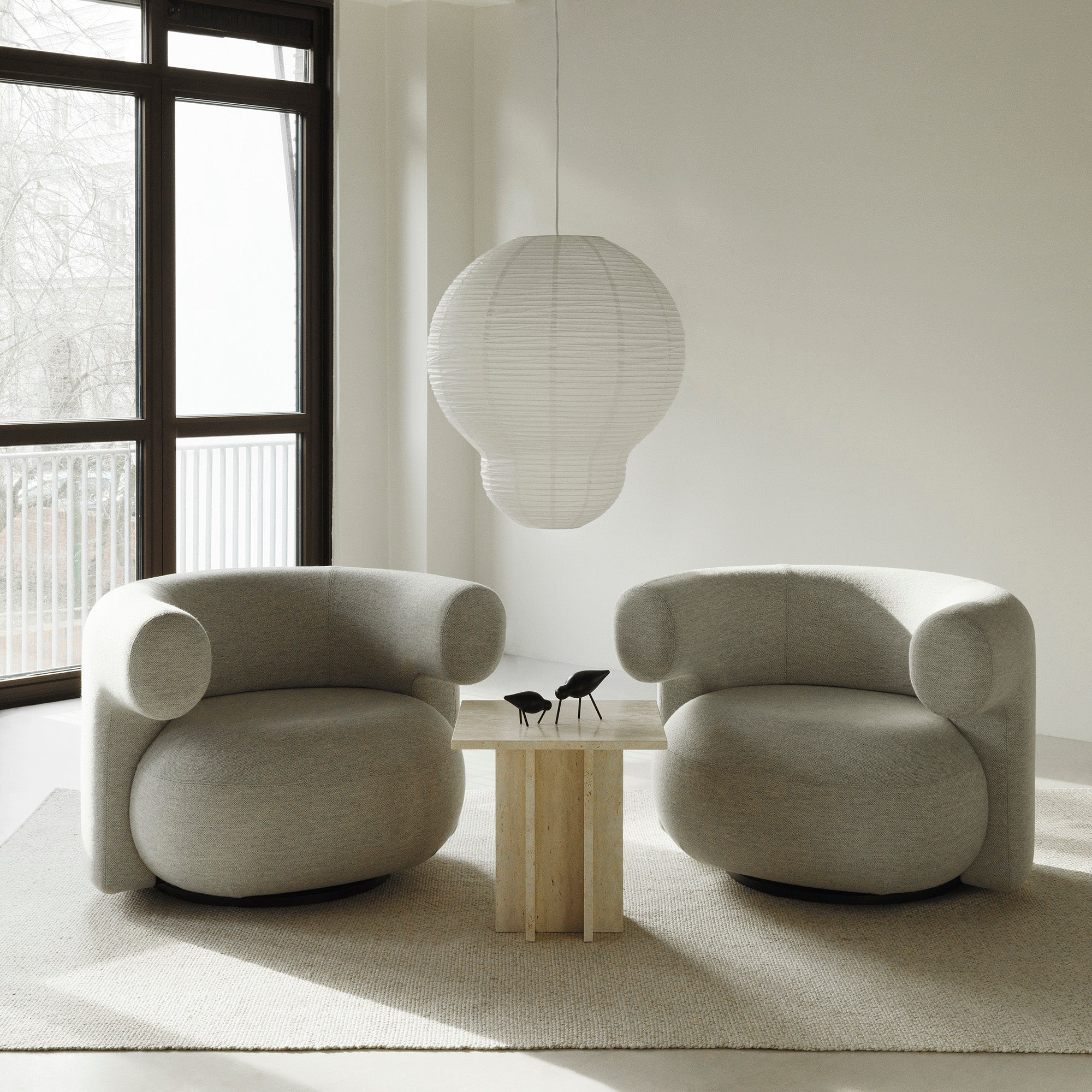 Burra Lounge Chair, fotoliu rotativ